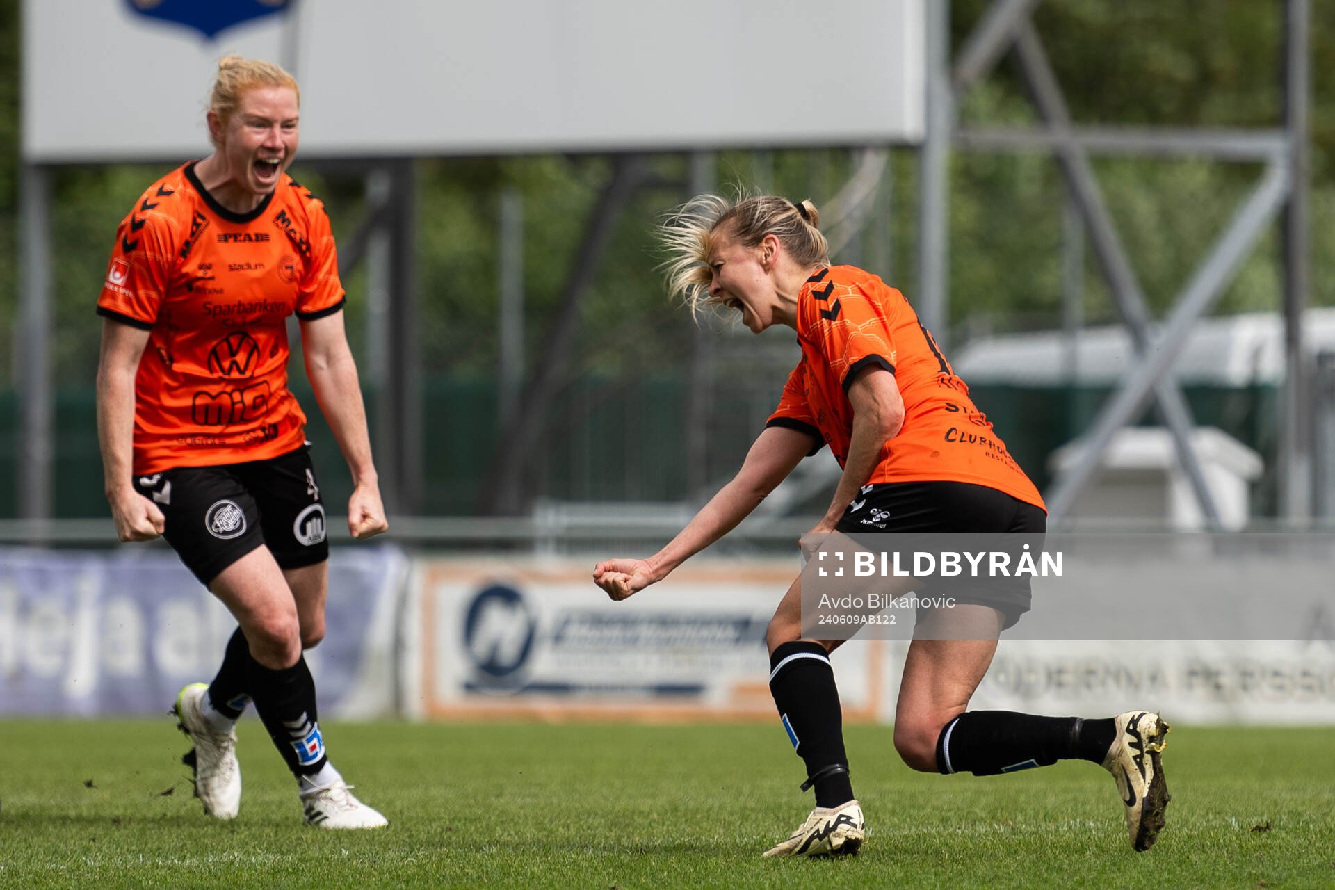 Kristianstads Emmi Alanen och Clare Elizabeth Polkinghorne