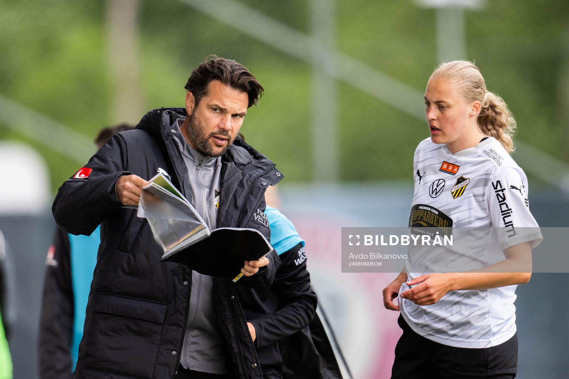 Häckens målvaktstränare Mattias Gustafsson