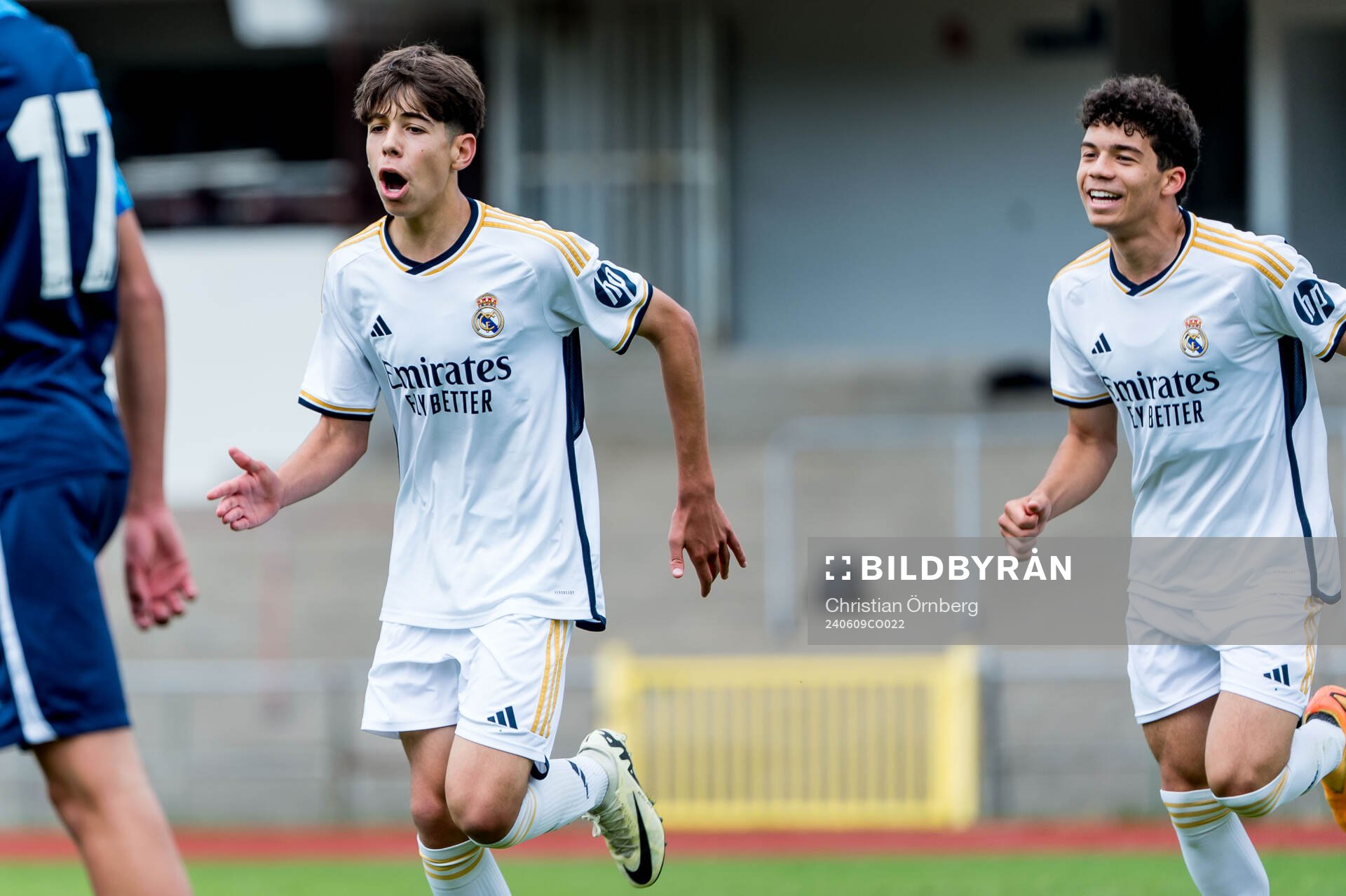 Real Madrids Bryan Bugarin Goncalves jublar