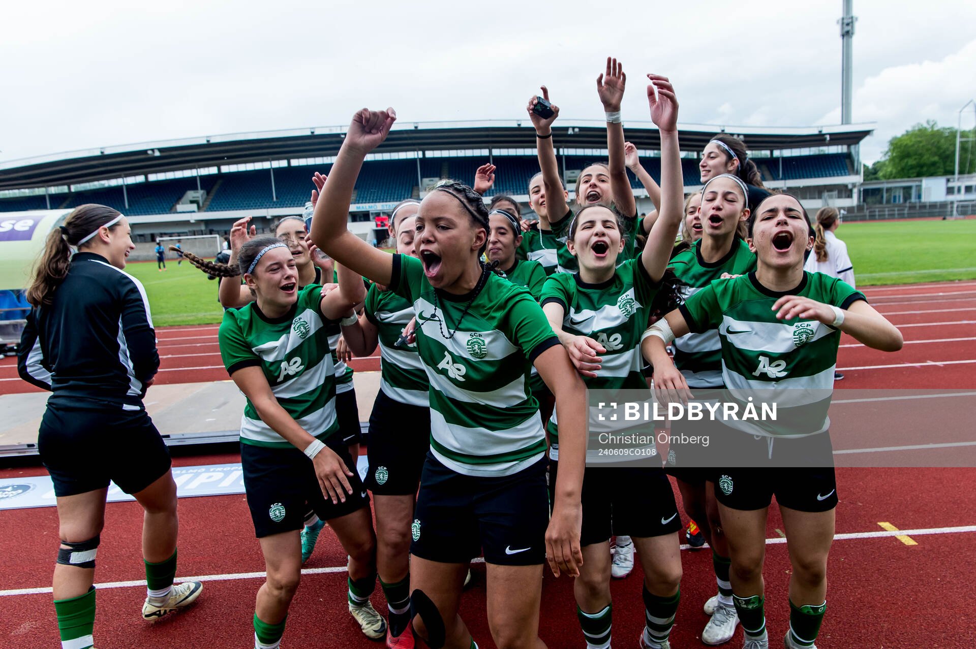 Sporting Club de Portugals spelare jublar