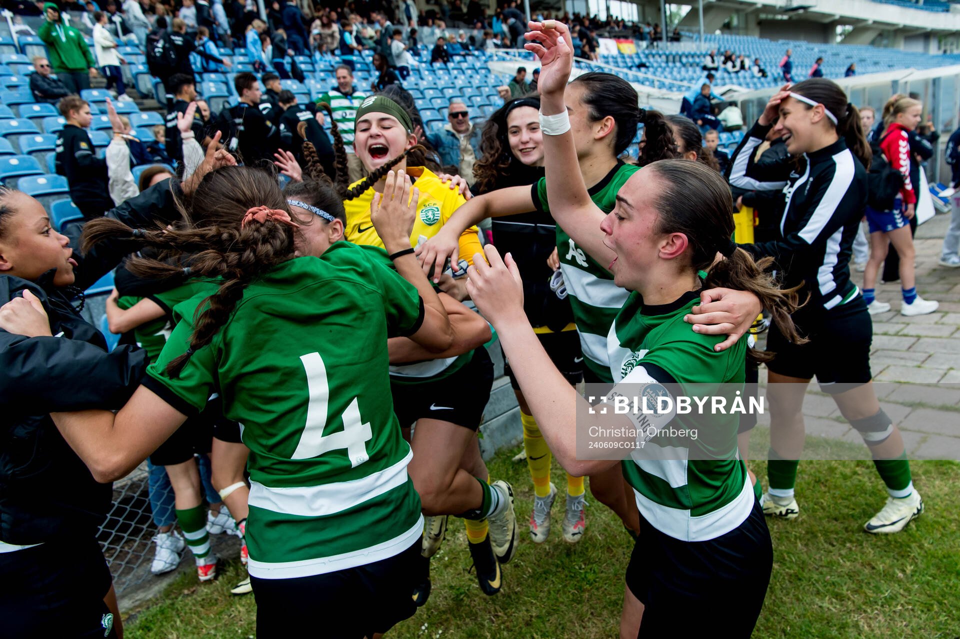 Sporting Club de Portugals spelare jublar