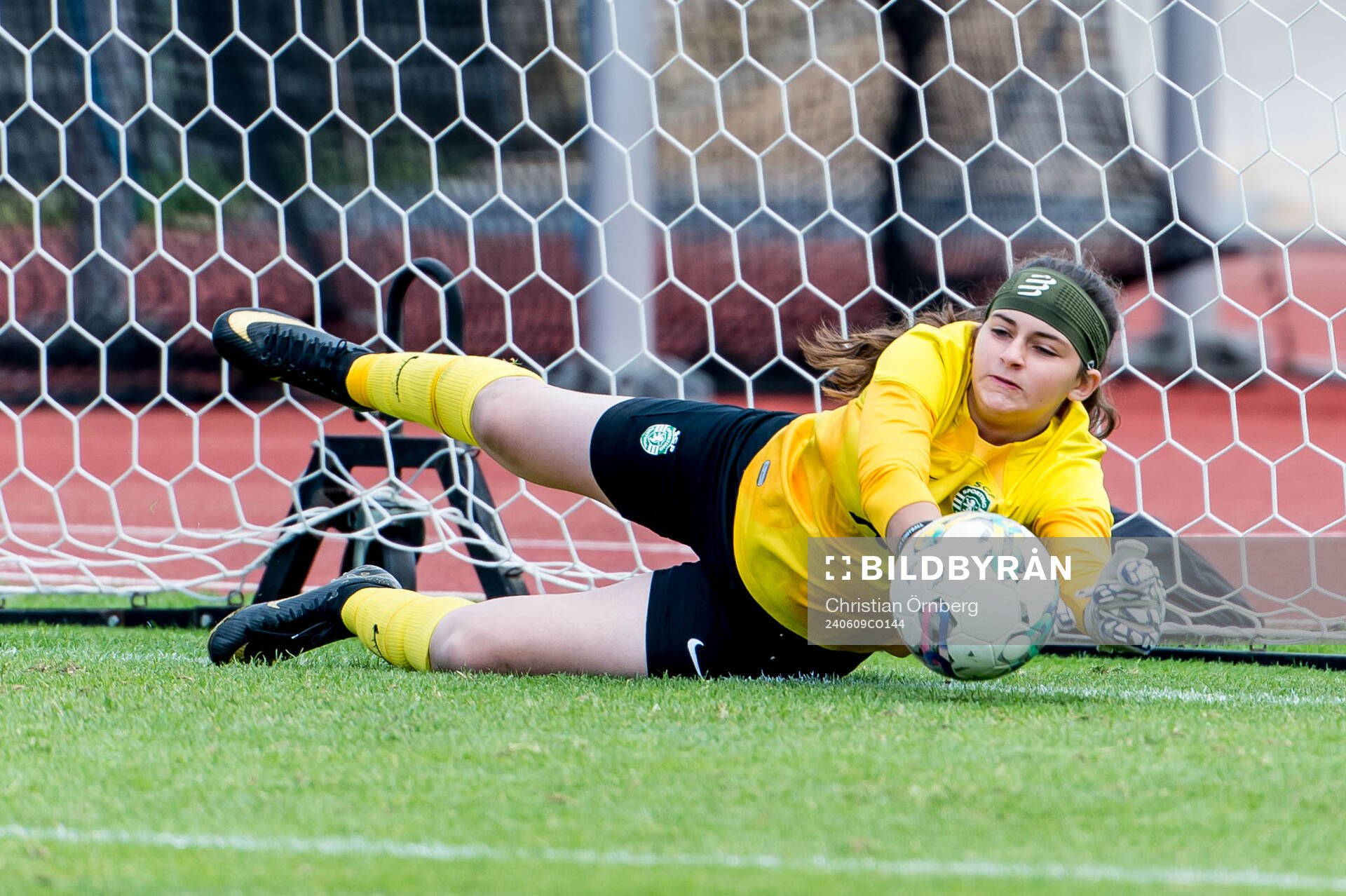 Sporting Club de Portugals Leonor Serralheiro räddar straff
