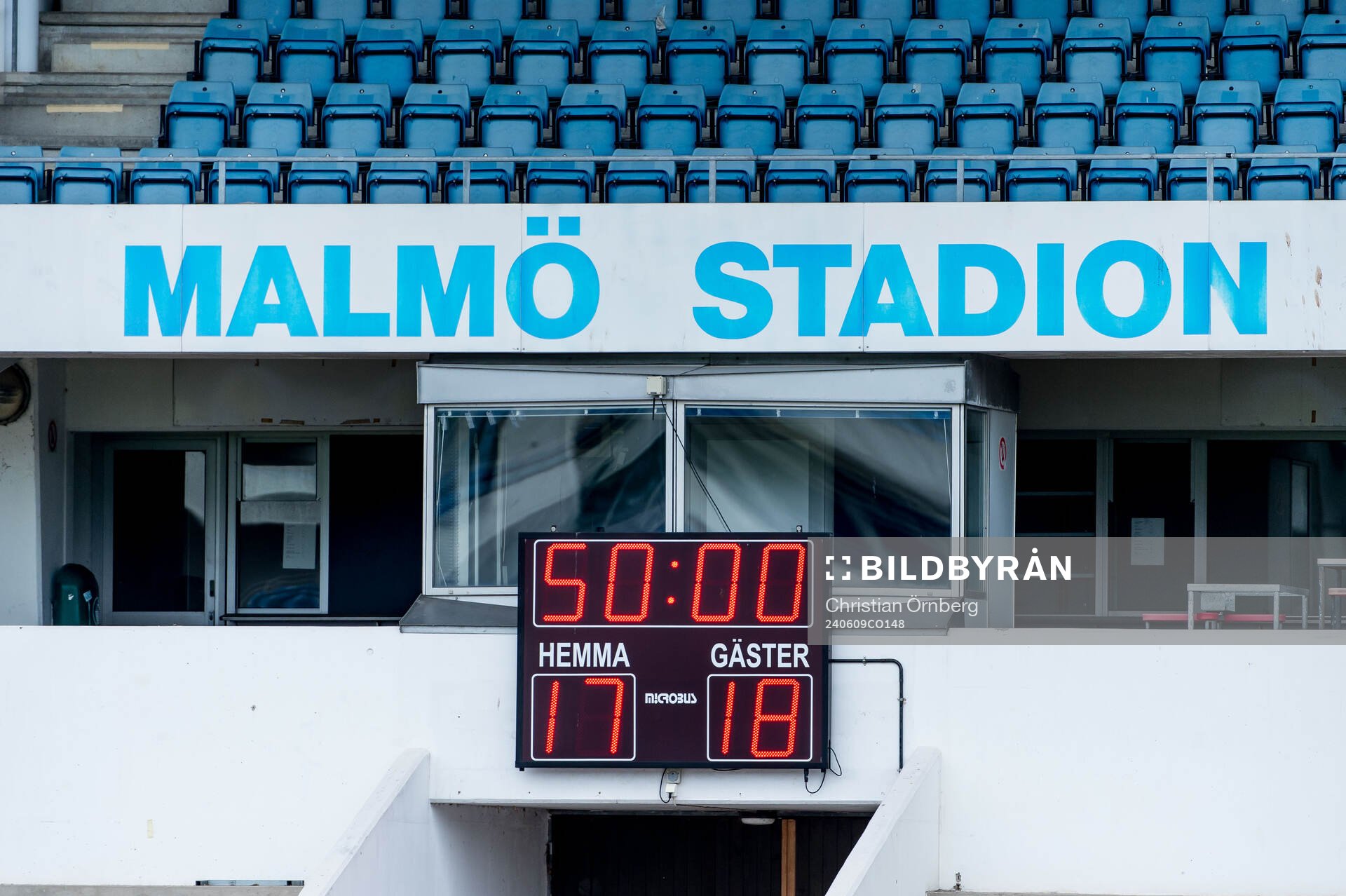 Slutresultatet i F15 finalen mellan Aalborg BK och Sporting