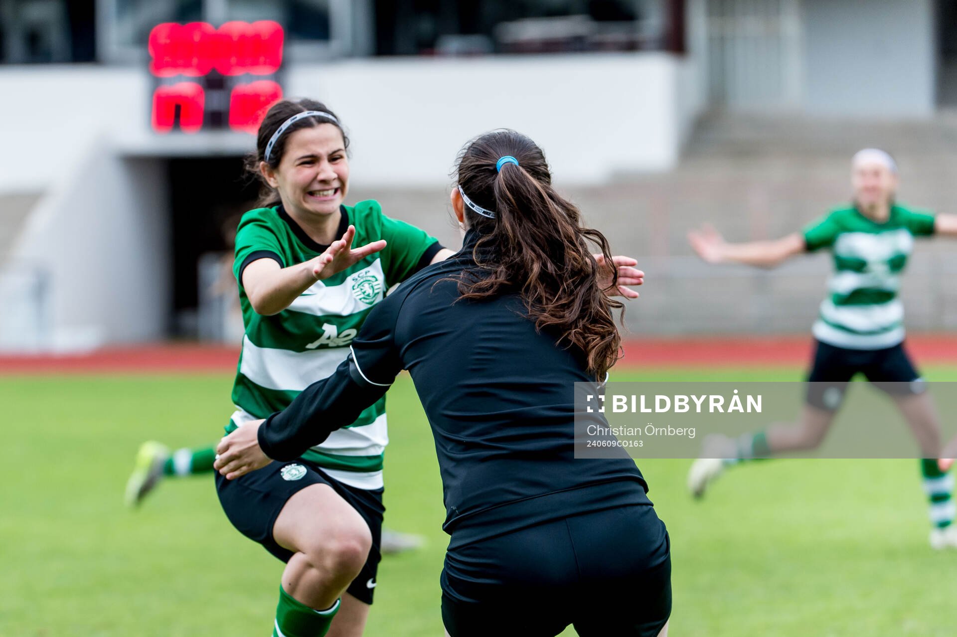 Sporting Club de Portugals spelare jublar