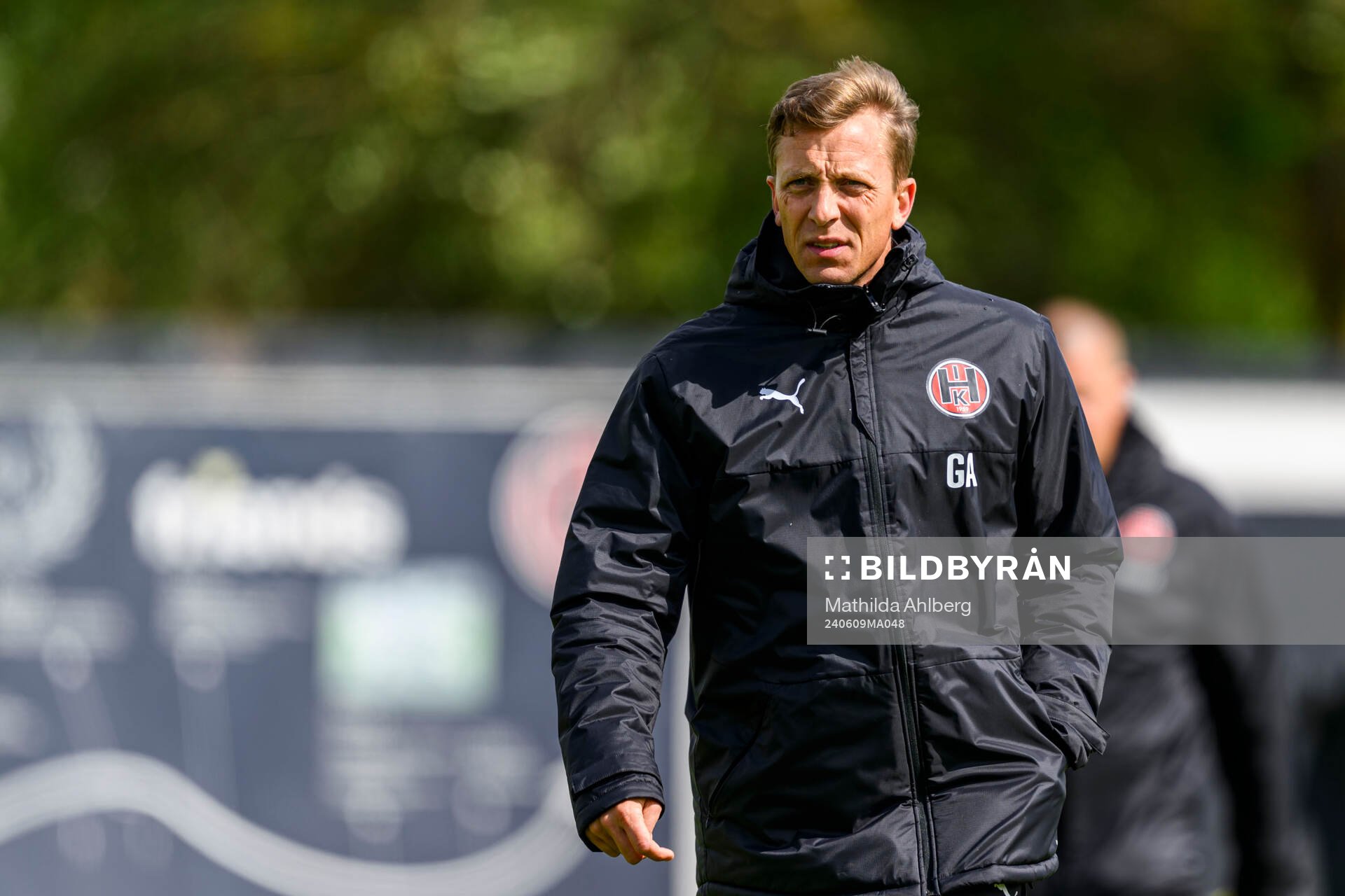 Hittarp IKs tränare Erik Edman