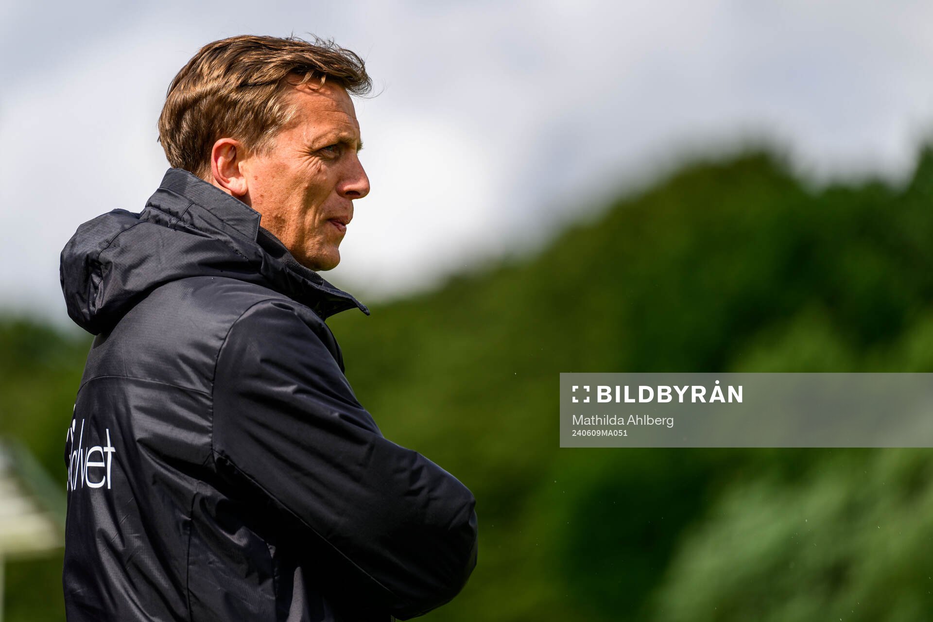 Hittarp IKs tränare Erik Edman
