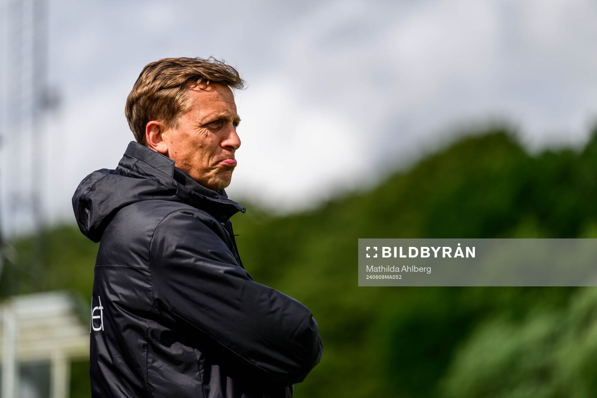 Hittarp IKs tränare Erik Edman