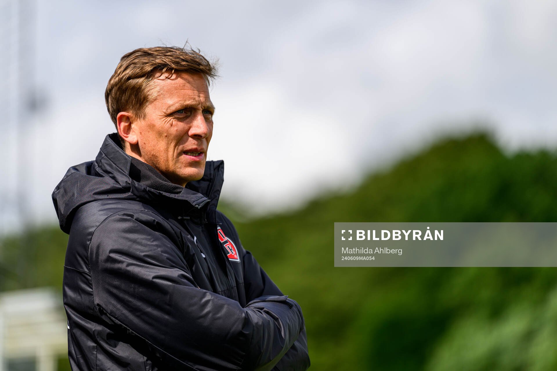 Hittarp IKs tränare Erik Edman