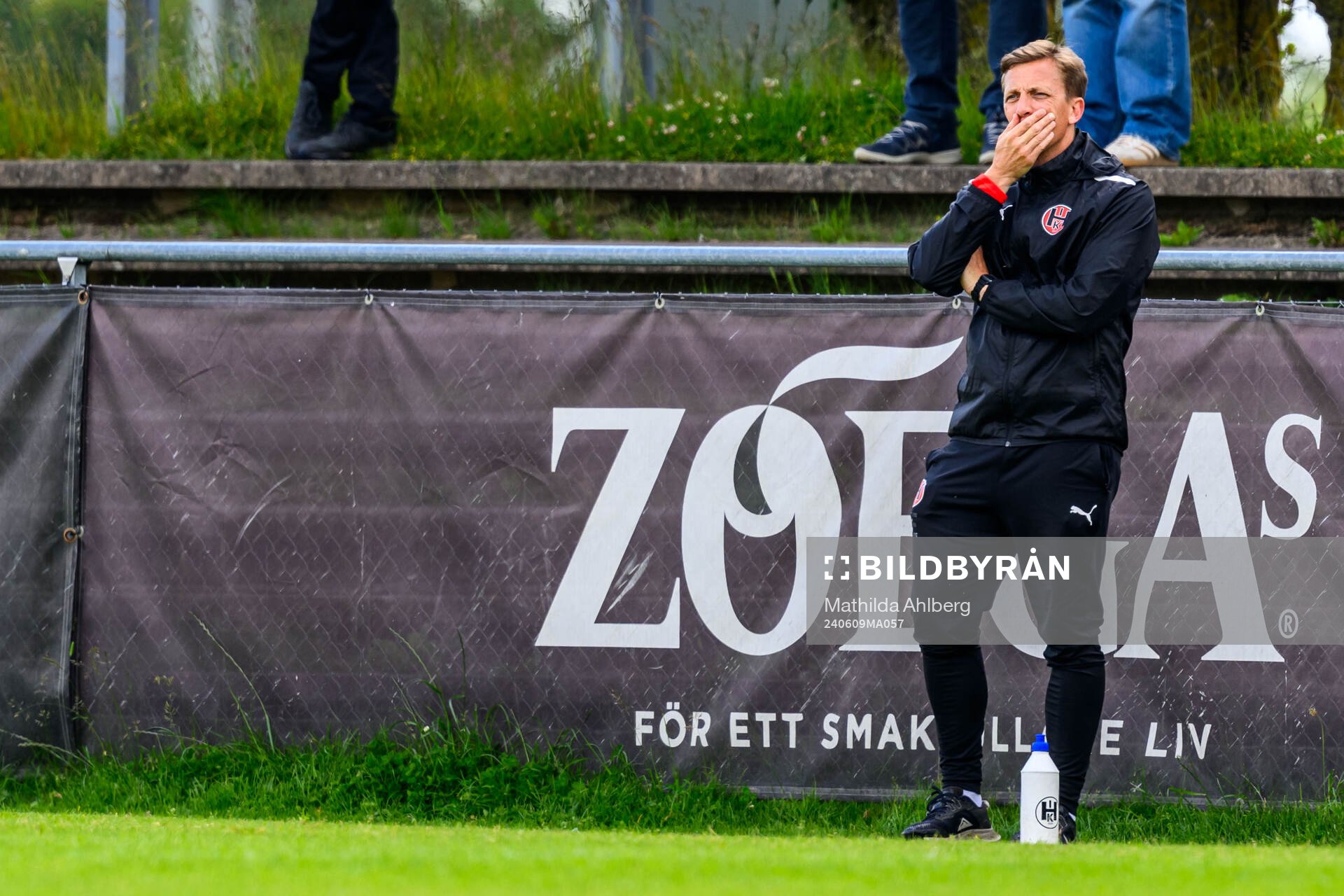Hittarp IKs tränare Erik Edman