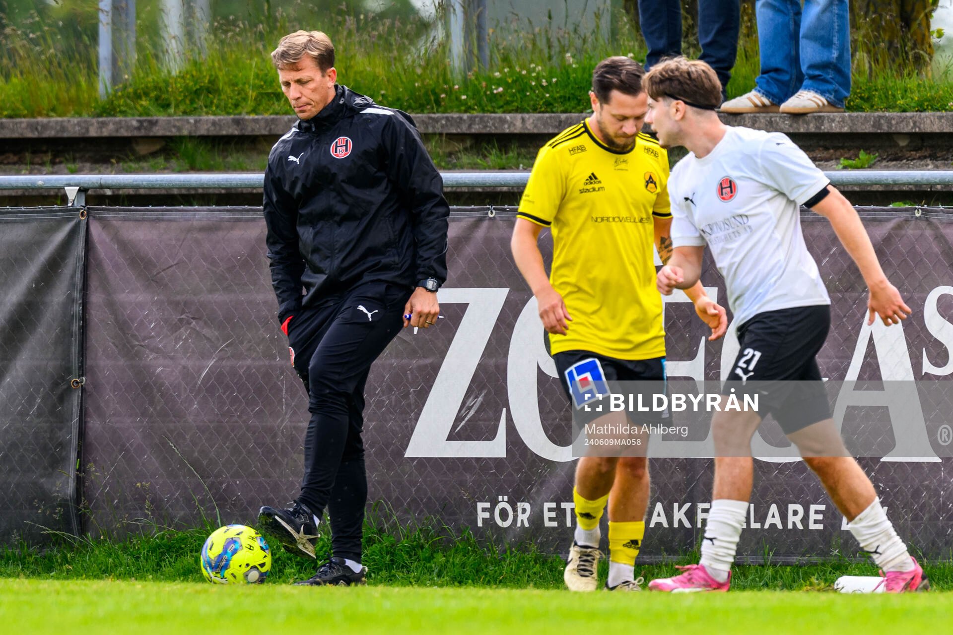 Hittarp IKs tränare Erik Edman
