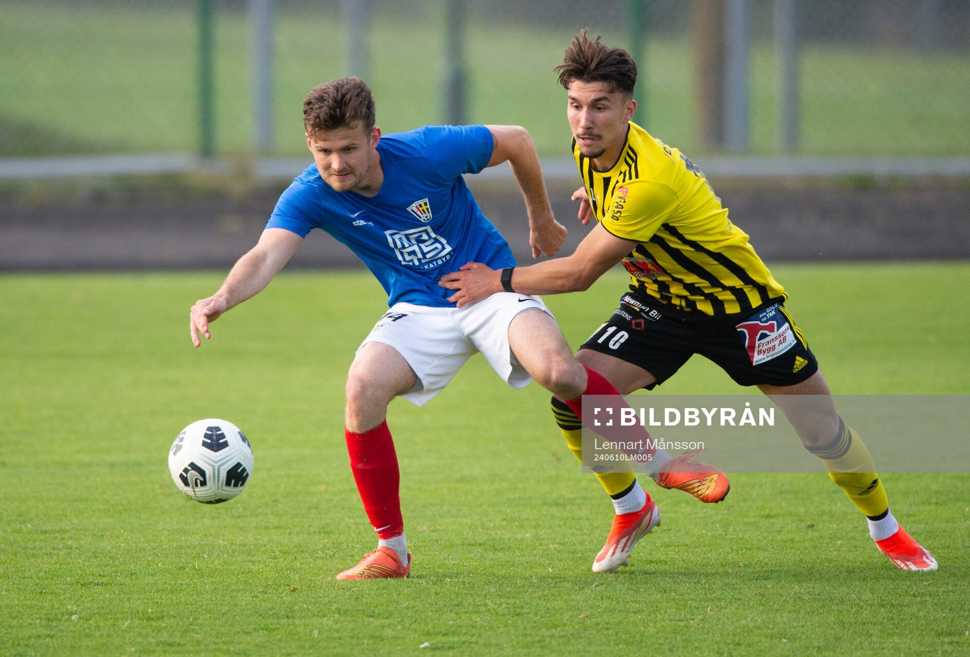 IFK Hässleholms Anel Tahirovic i matchen i div 2 mellan