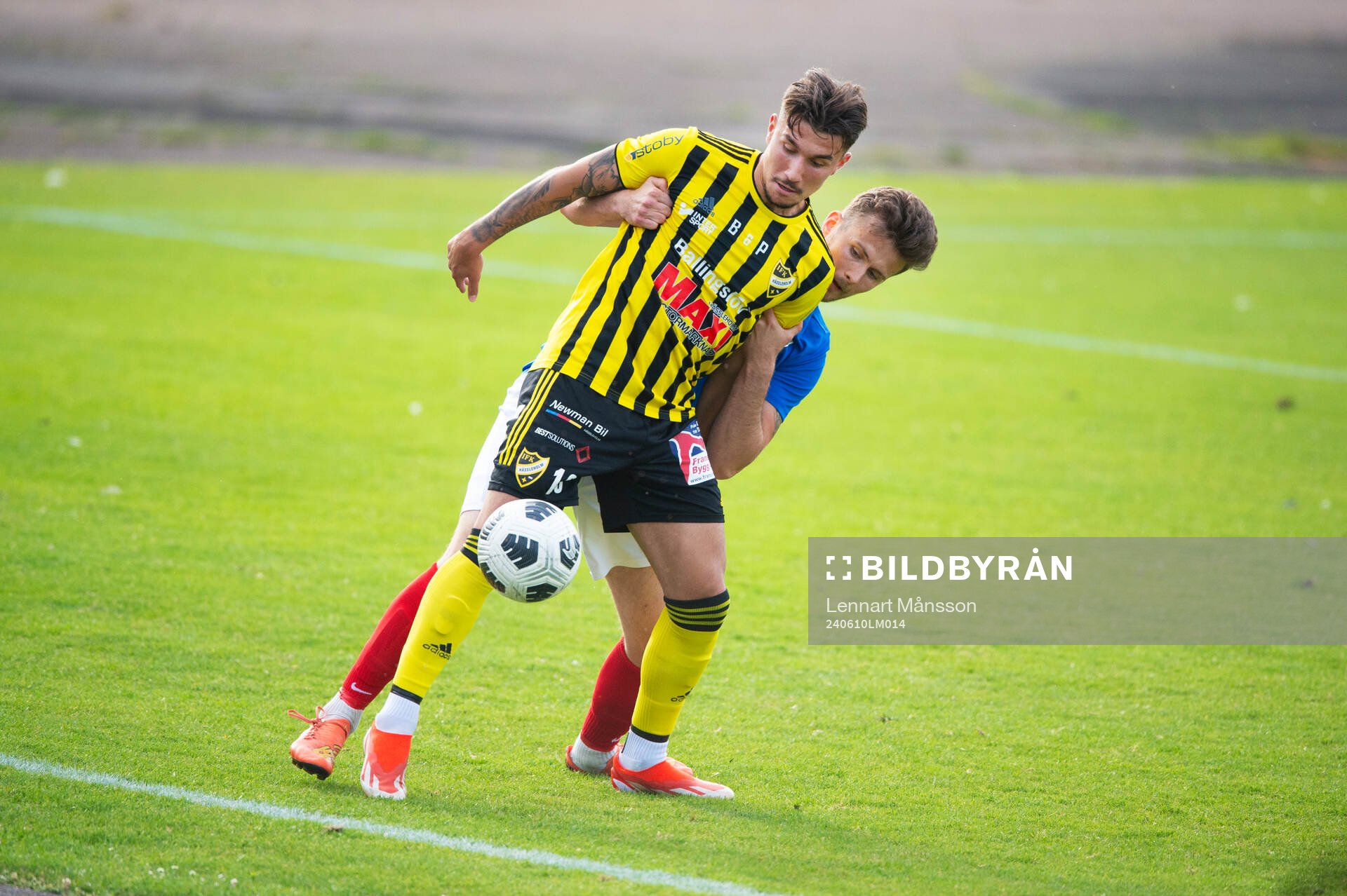 IFK Hässleholms Alen Zahirovic i matchen i div 2 mellan