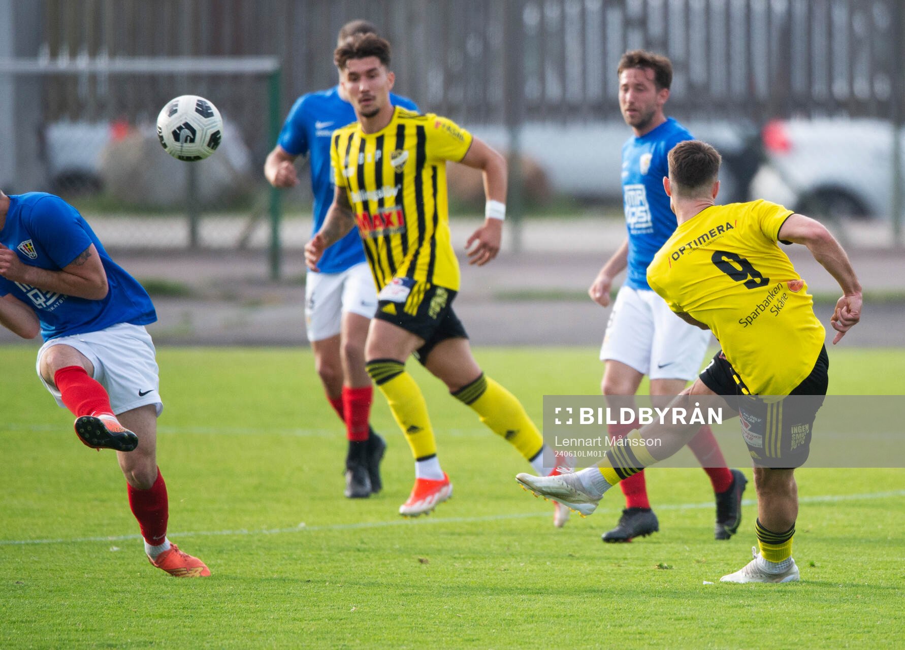 IFK Hässleholms Alen Tahirovic i matchen i div 2 mellan