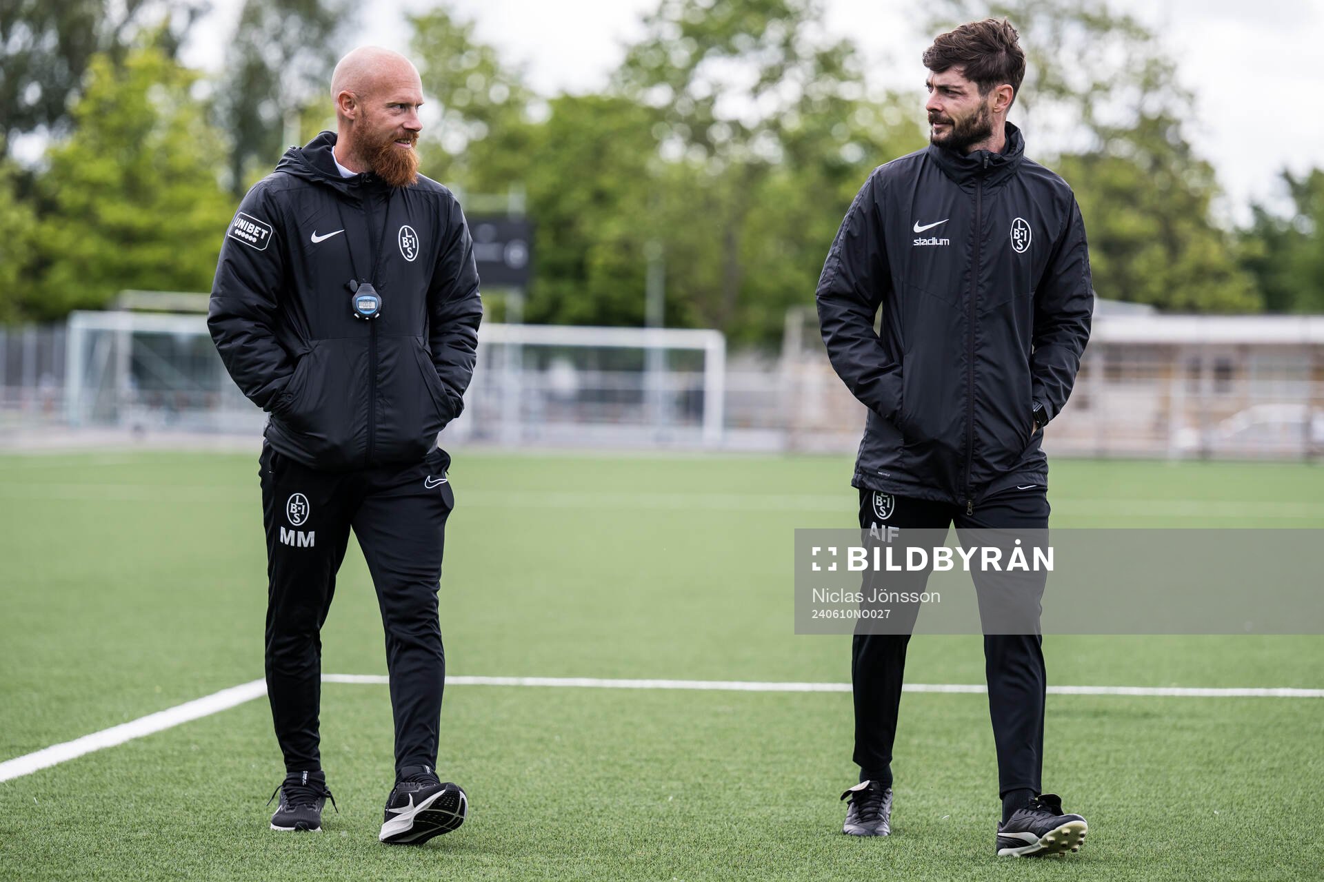 tränare Max Mölder och assisterande tränare Adrian