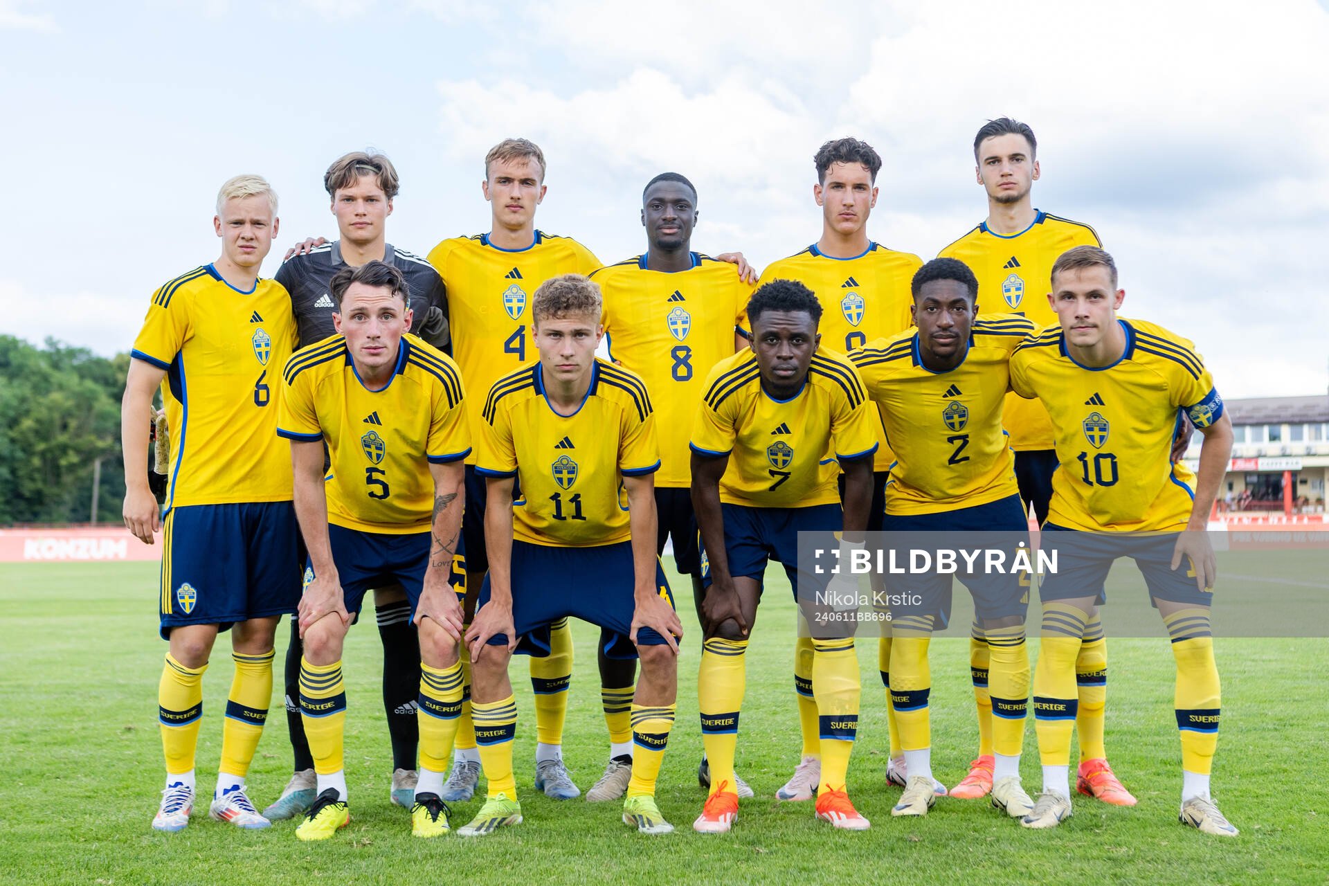 Otto Rosengren, goalkeeper Filip Sidklev , Jesper Tolinsson