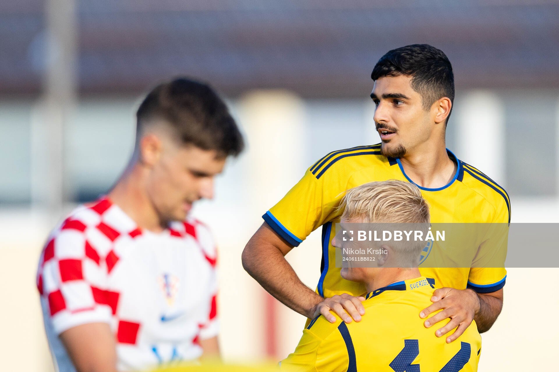 Aimar Sher of Sweden celebrates