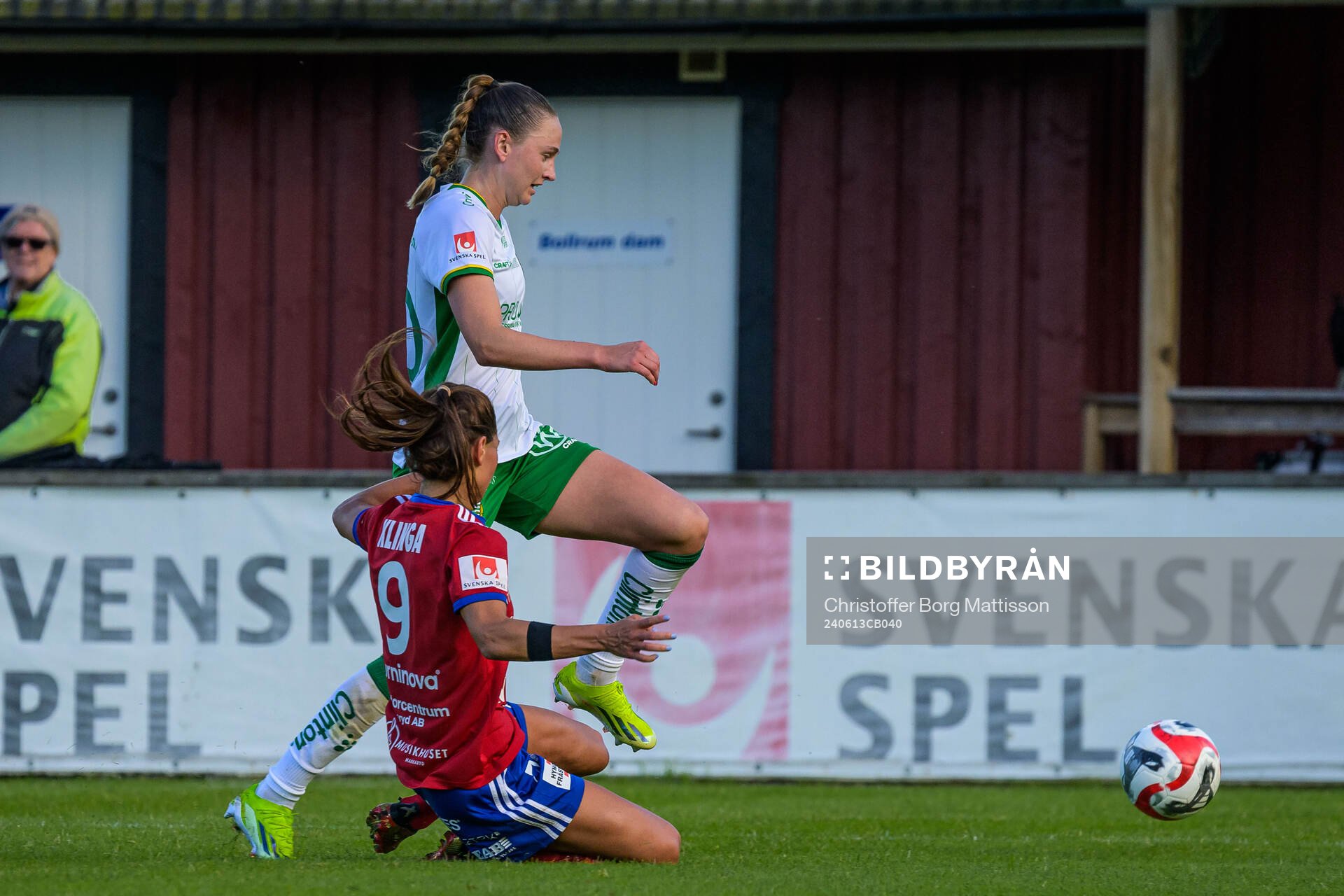 Vittsjös Elisabet Klinga och Hammarbys Vilde Hasund