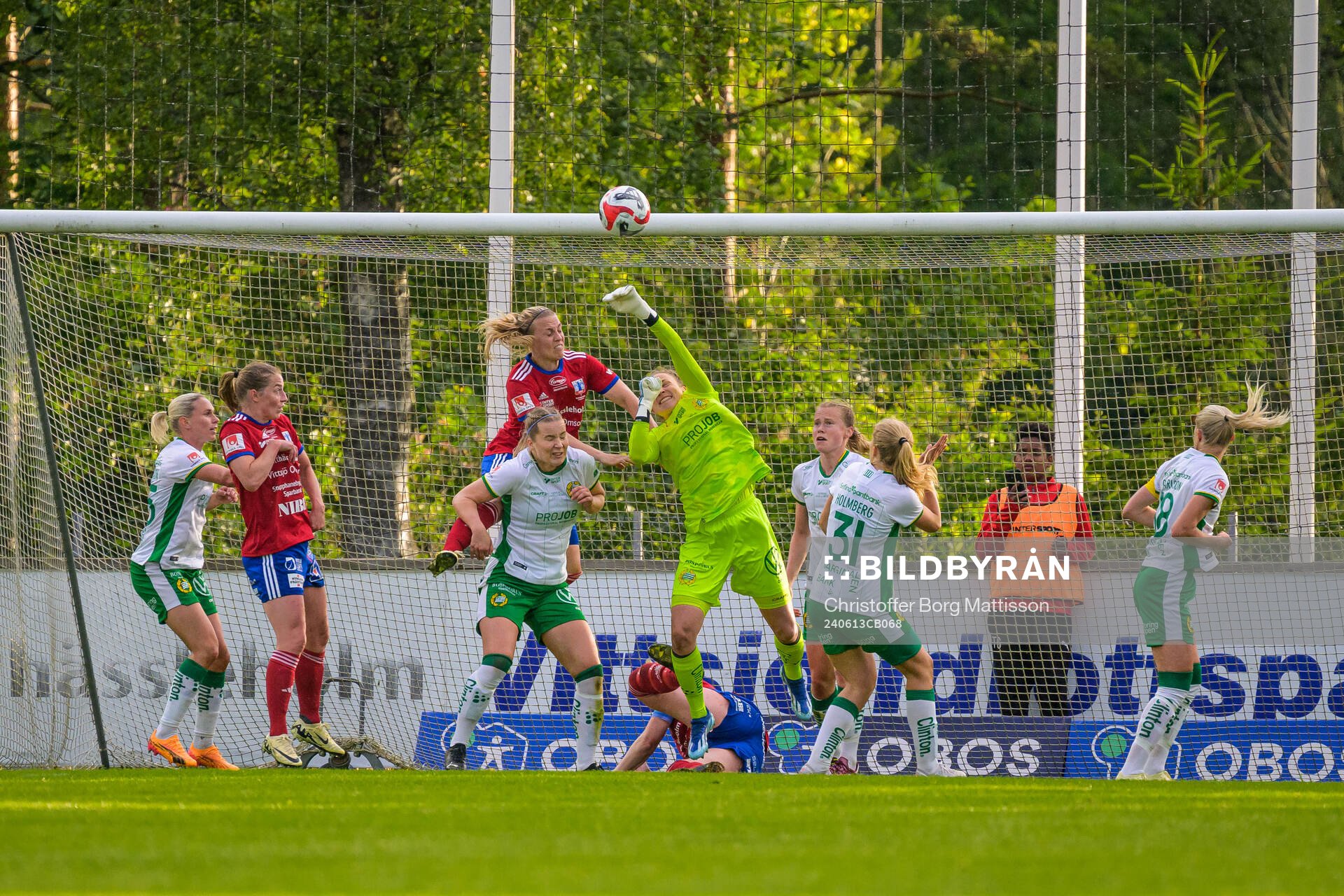 Hammarbys målvakt Anna Tamminen