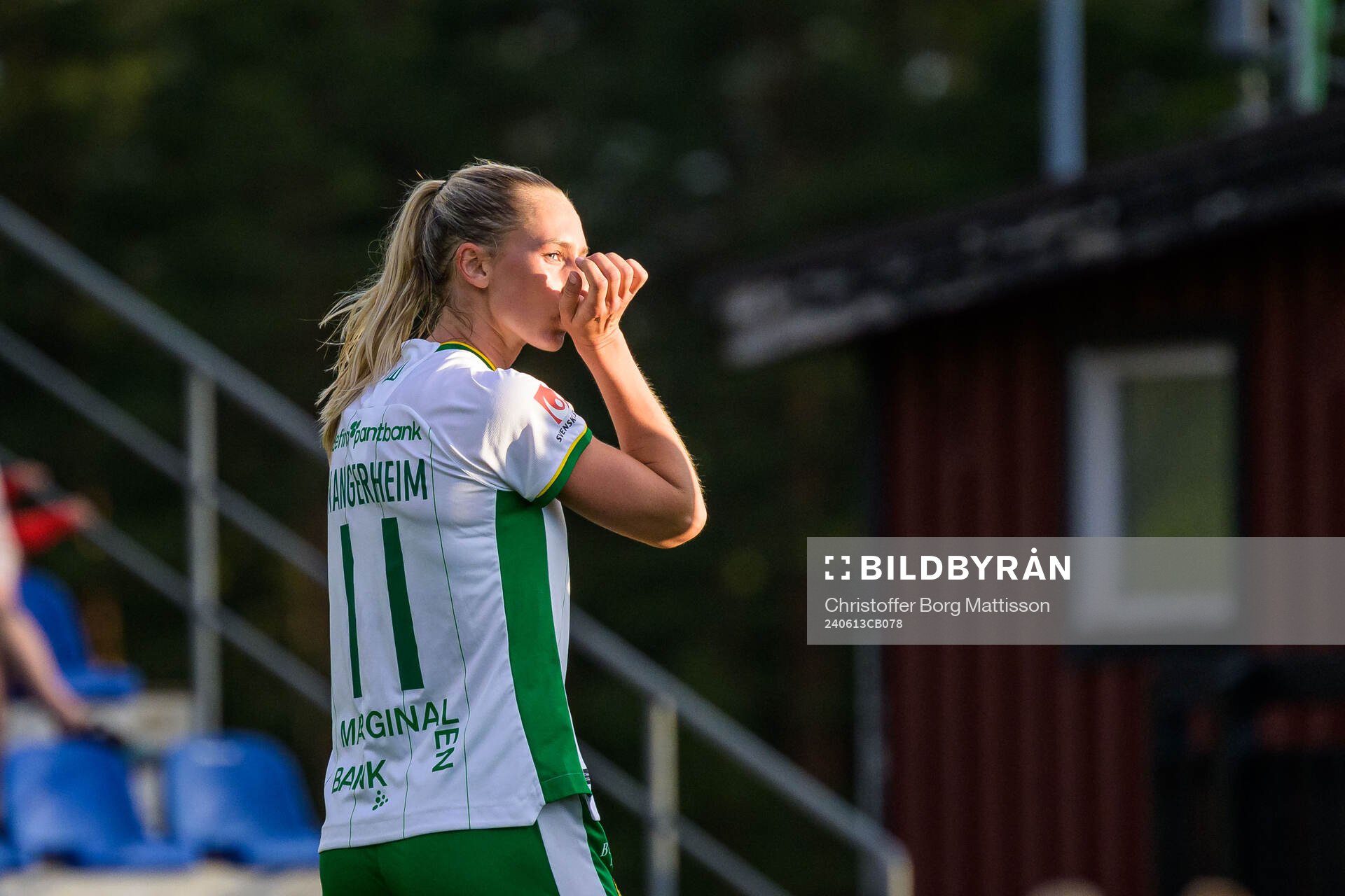 Hammarbys Ellen Wangerheim jublar