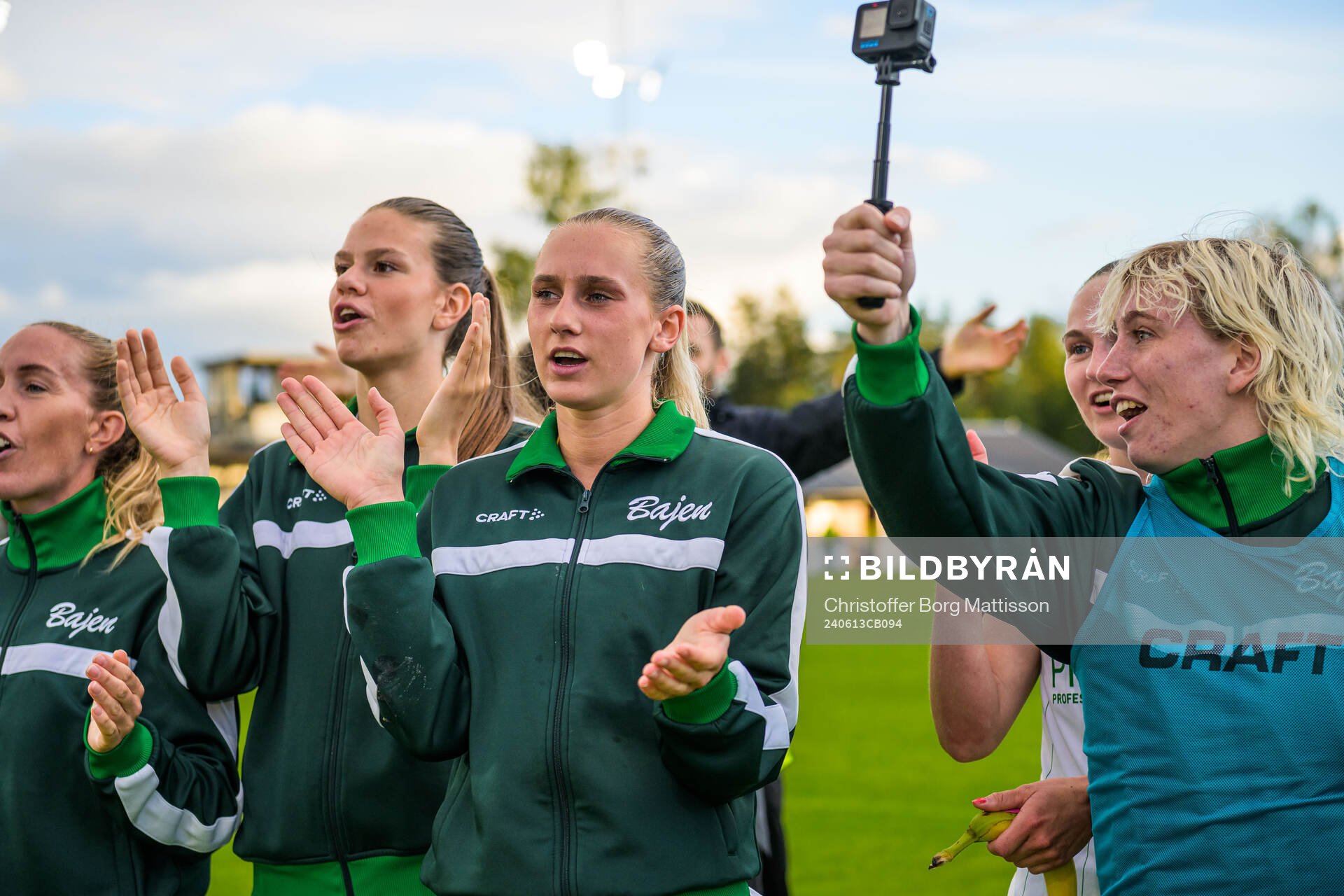 Hammarbys Bella Andersson, Ellen Wangerheim och målvakt