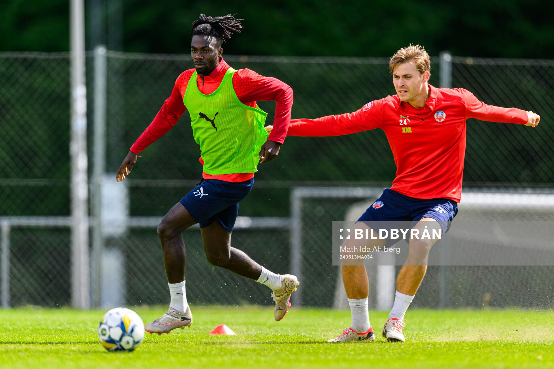 Benjamin Acquah och Daniel Bergman