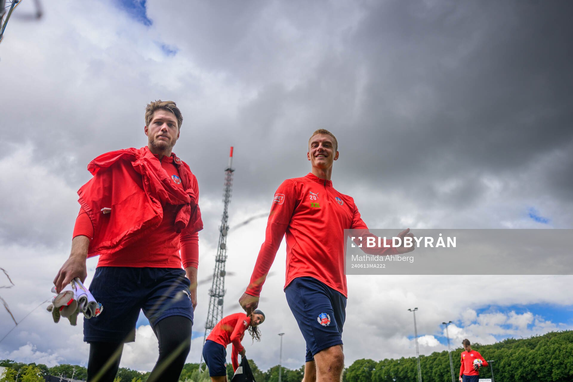 Målvakt Kalle Joelsson och Dennis Olsson