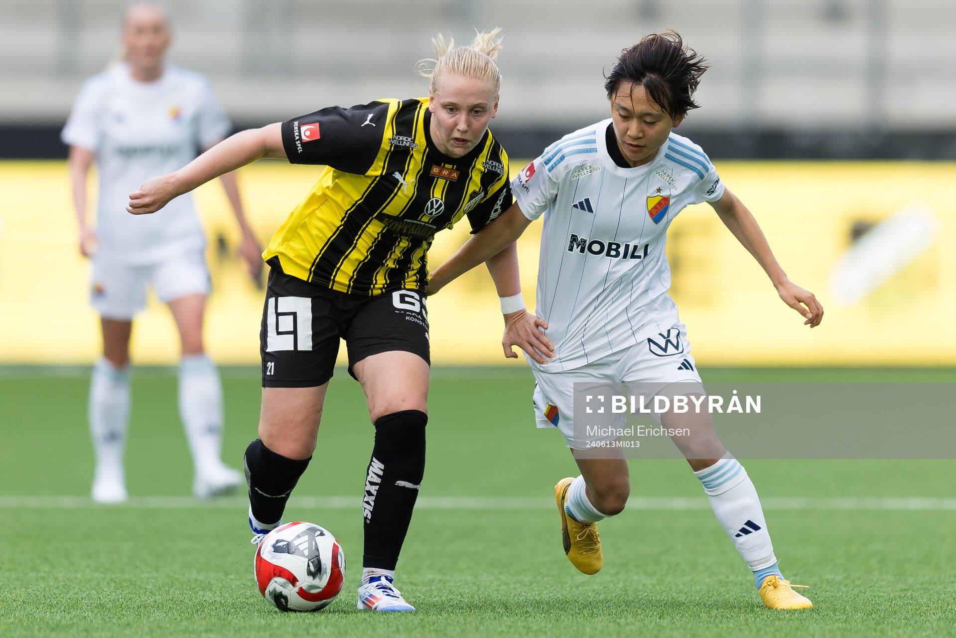 Häckens Johanna Fossdalsá Sørensen och Djurgårdens