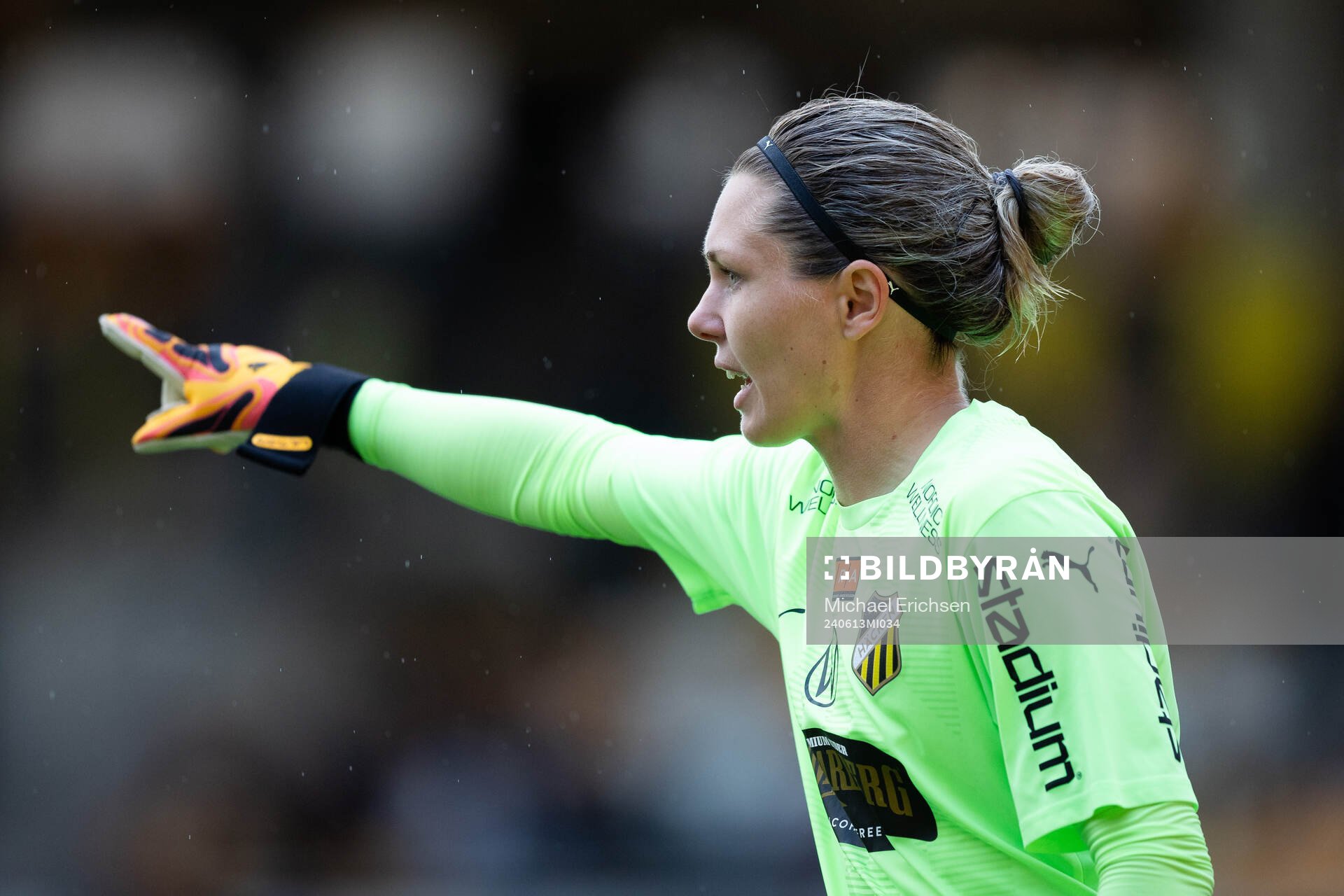 Häckens målvakt Jennifer Falk