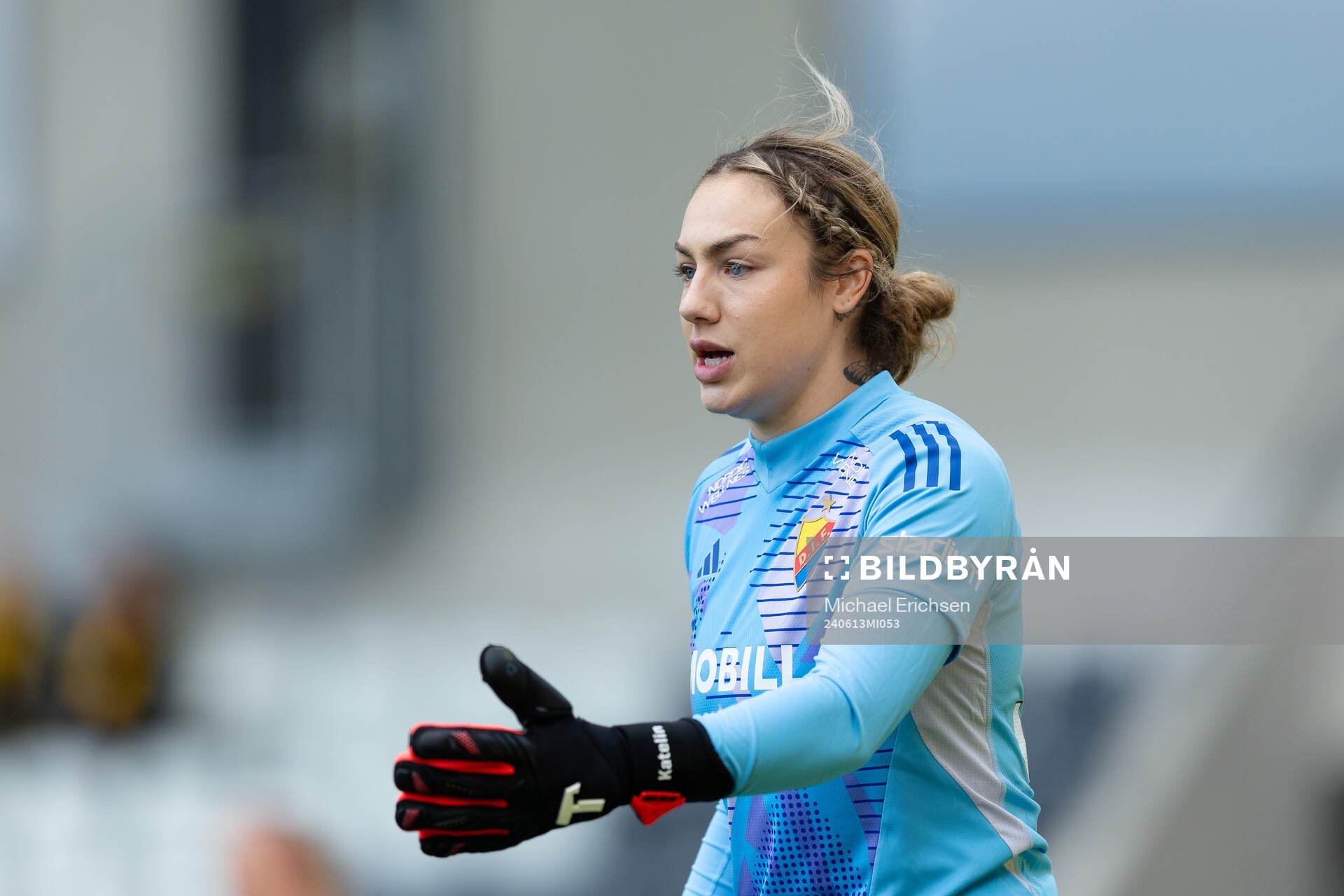 Djurgårdens målvakt Katelin Talbert