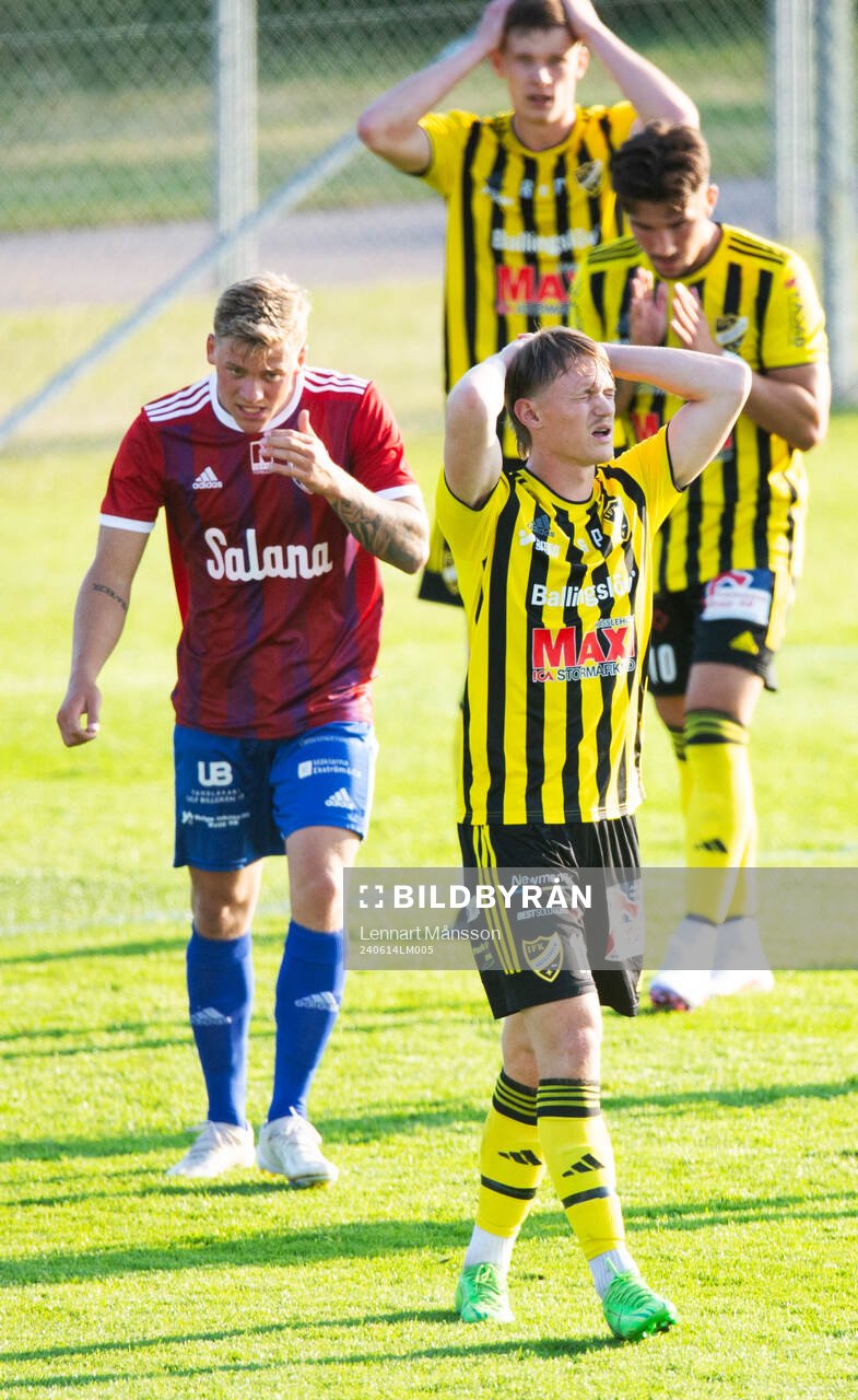 IFK Hässleholms Kasper Månsson deppar i matchen i div 2