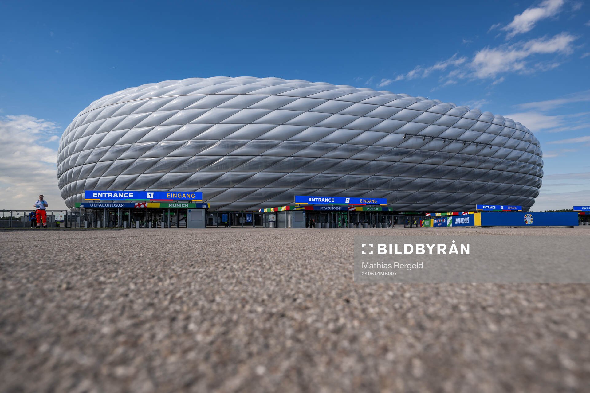Exterior view of Munich Football Arena