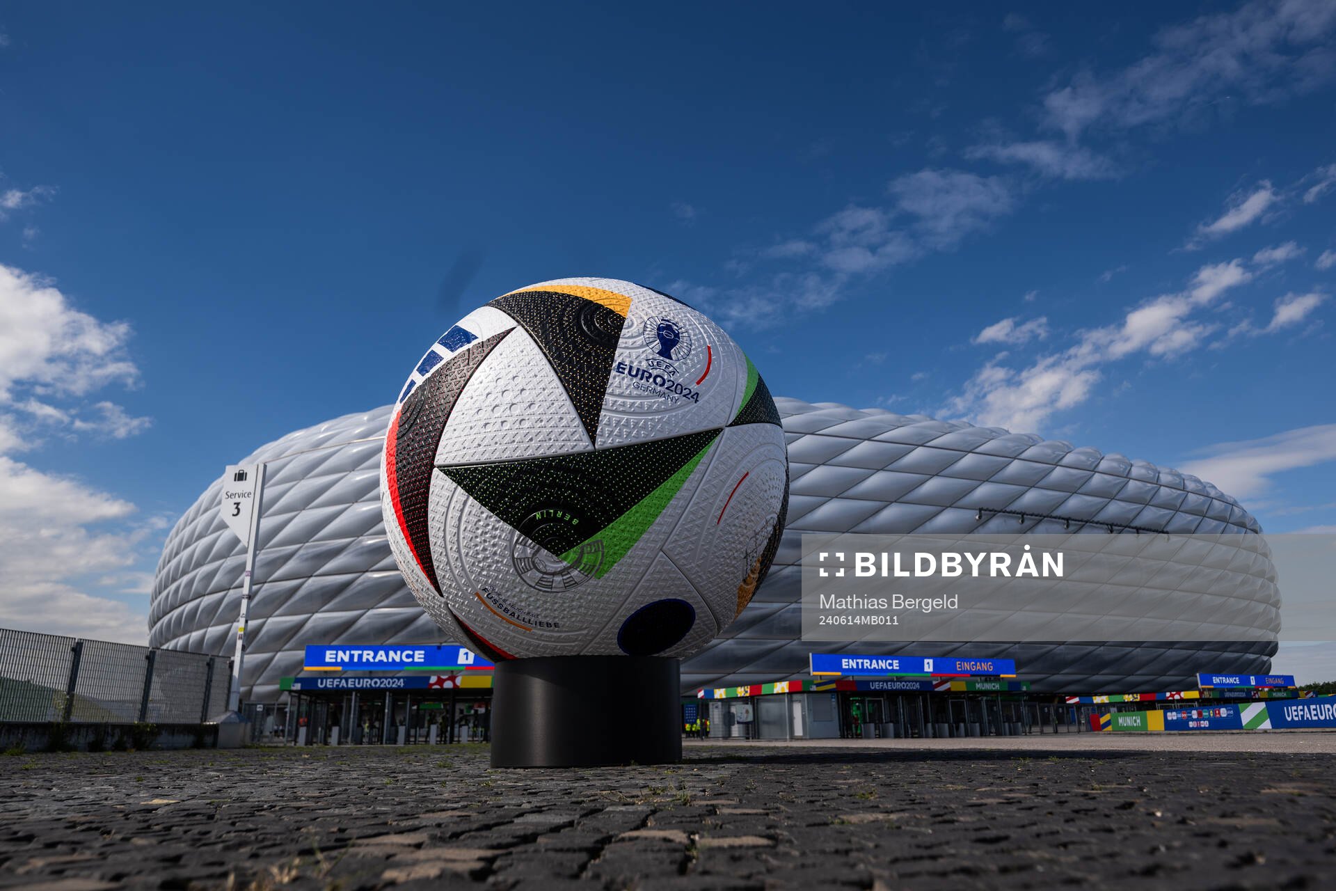 Exterior view of Munich Football Arena