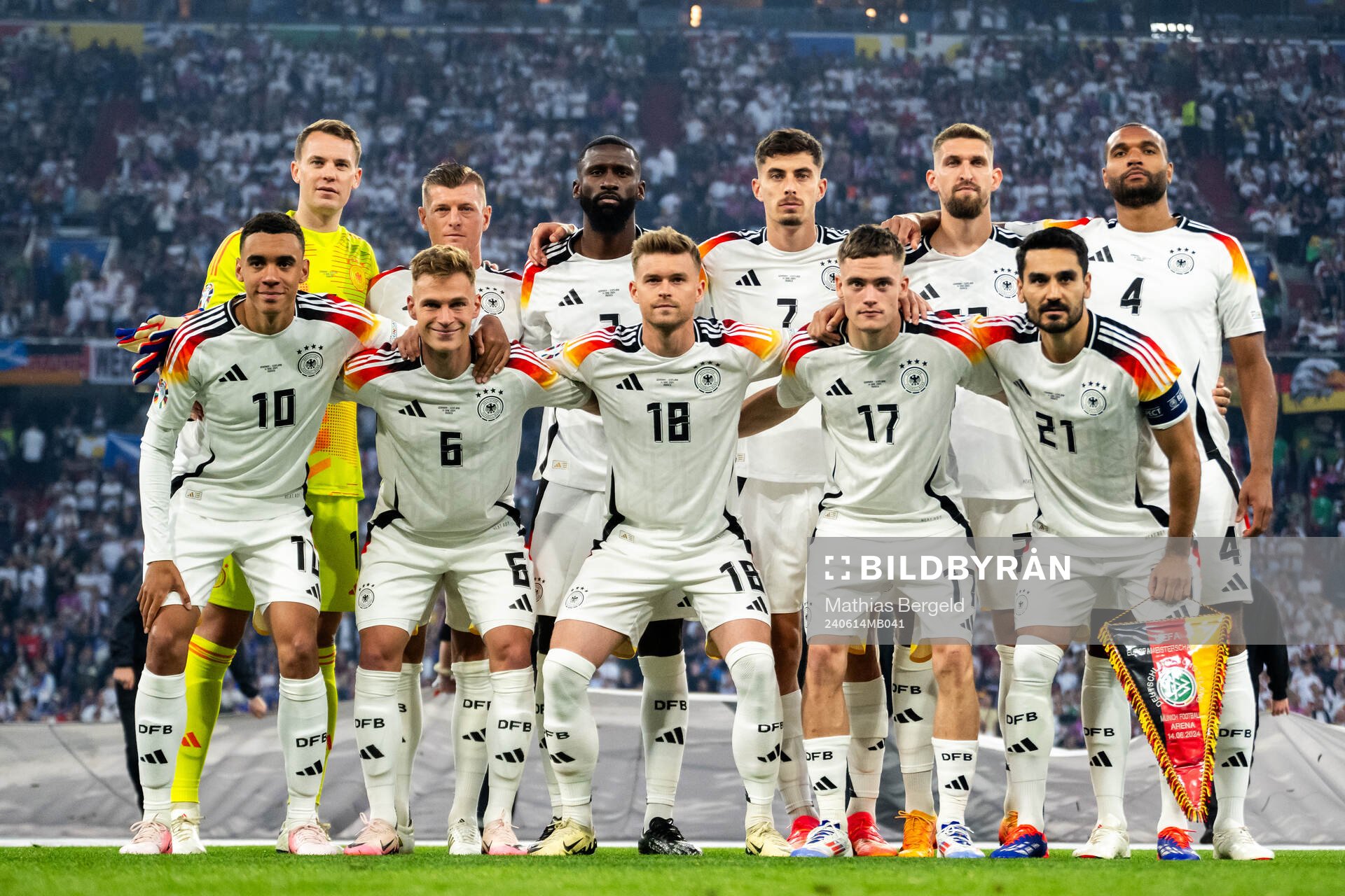The starting eleven of Germany