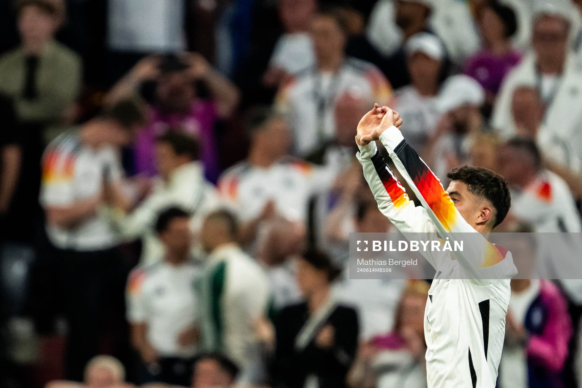 Kai Havertz of Germany celebrates