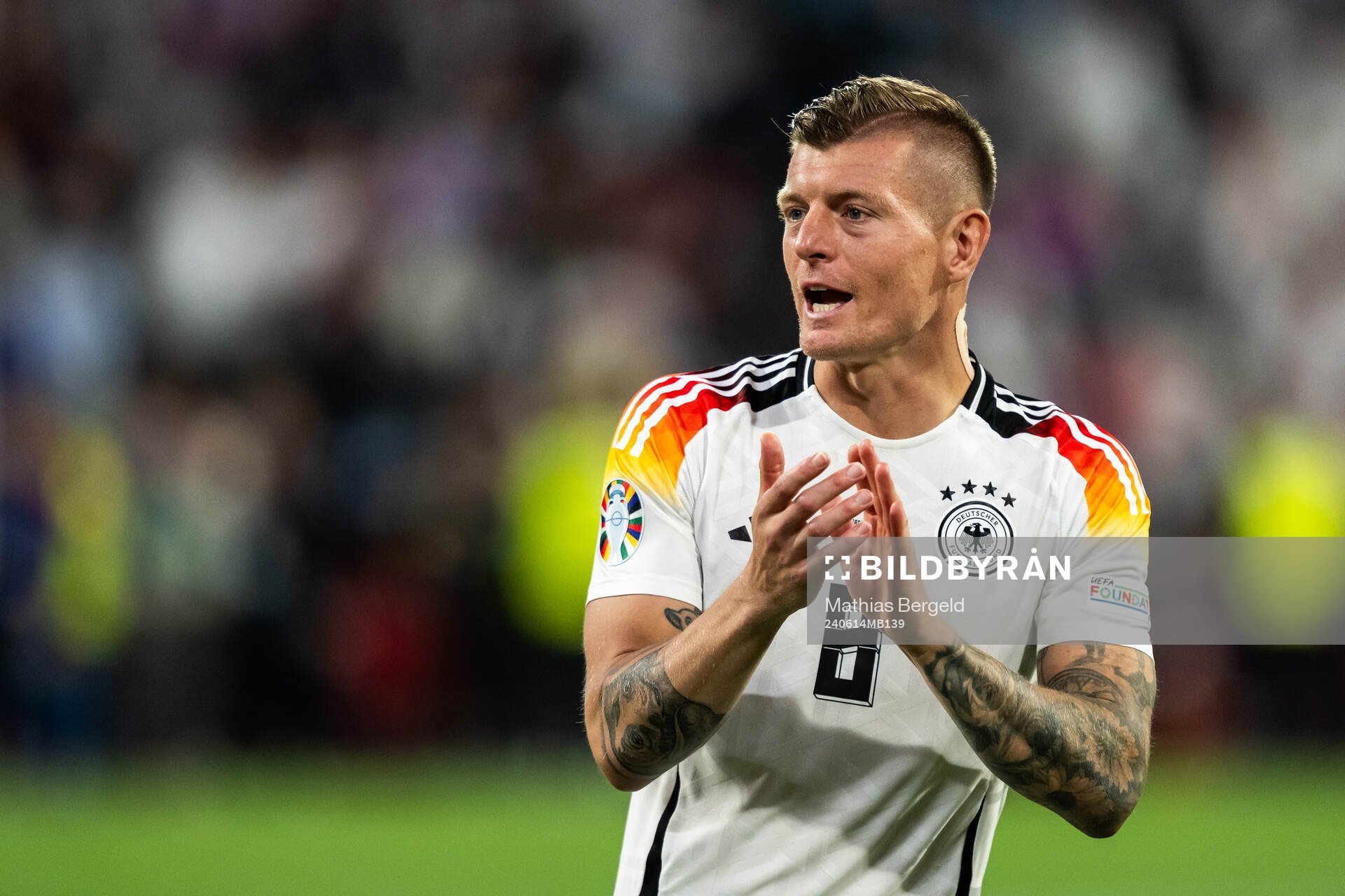 Toni Kroos of Germany celebrates