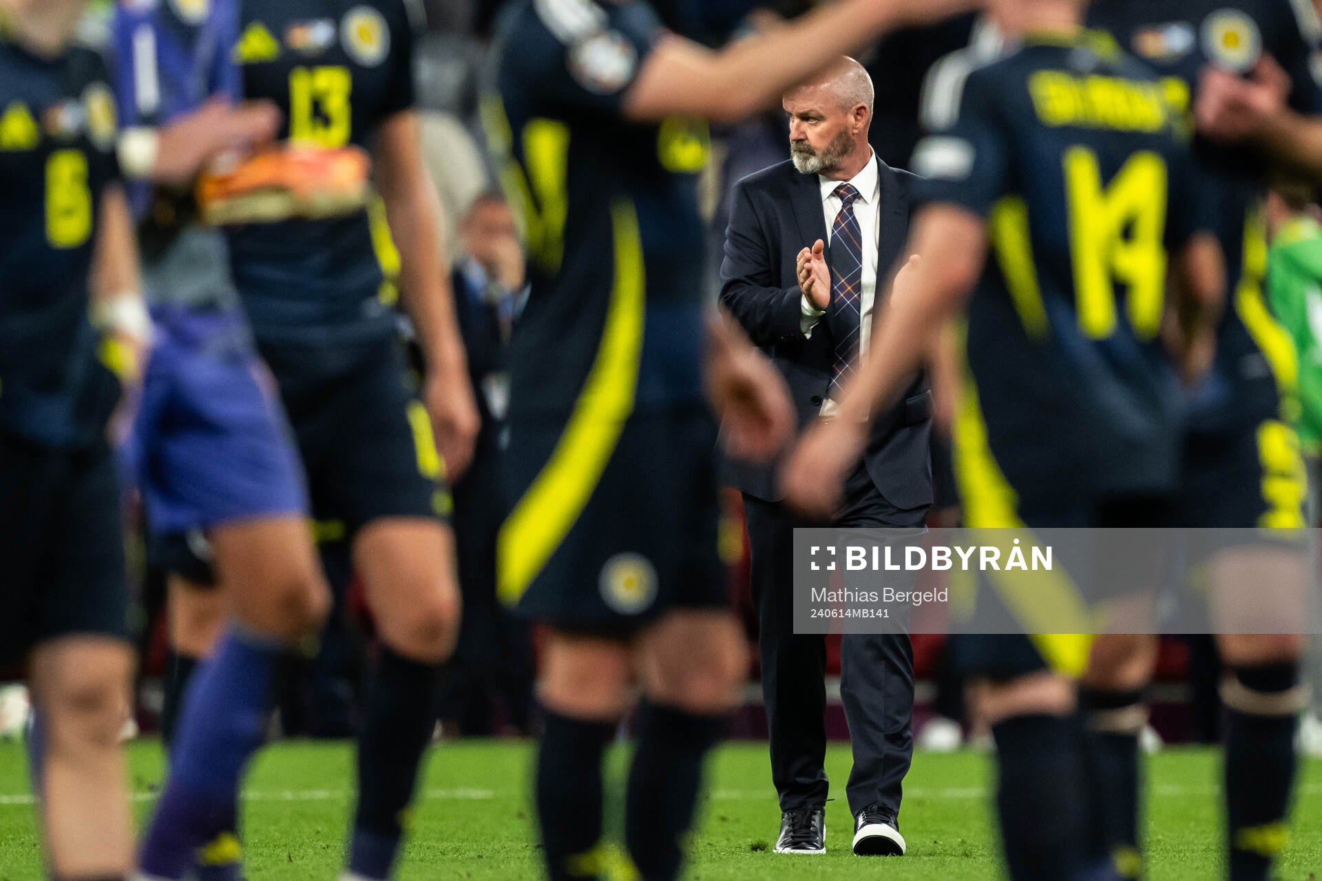 Head coach Steve Clarke of Scotland after the UEFA Euro 2024 Football Championship match between Germany and Scotland on June 14, 2024 in Munich.