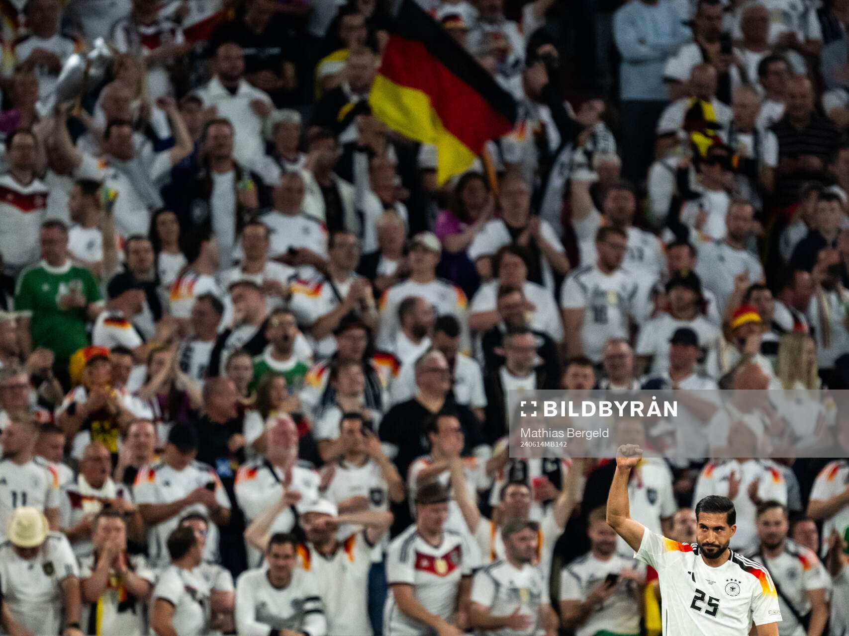 Emre Can of Germany celebrates