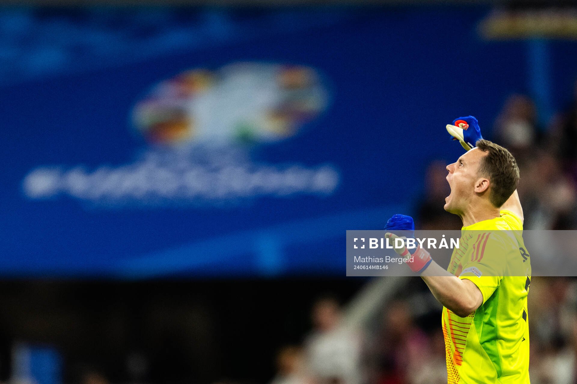 Goalkeeper Manuel Neuer of Germany celebrates