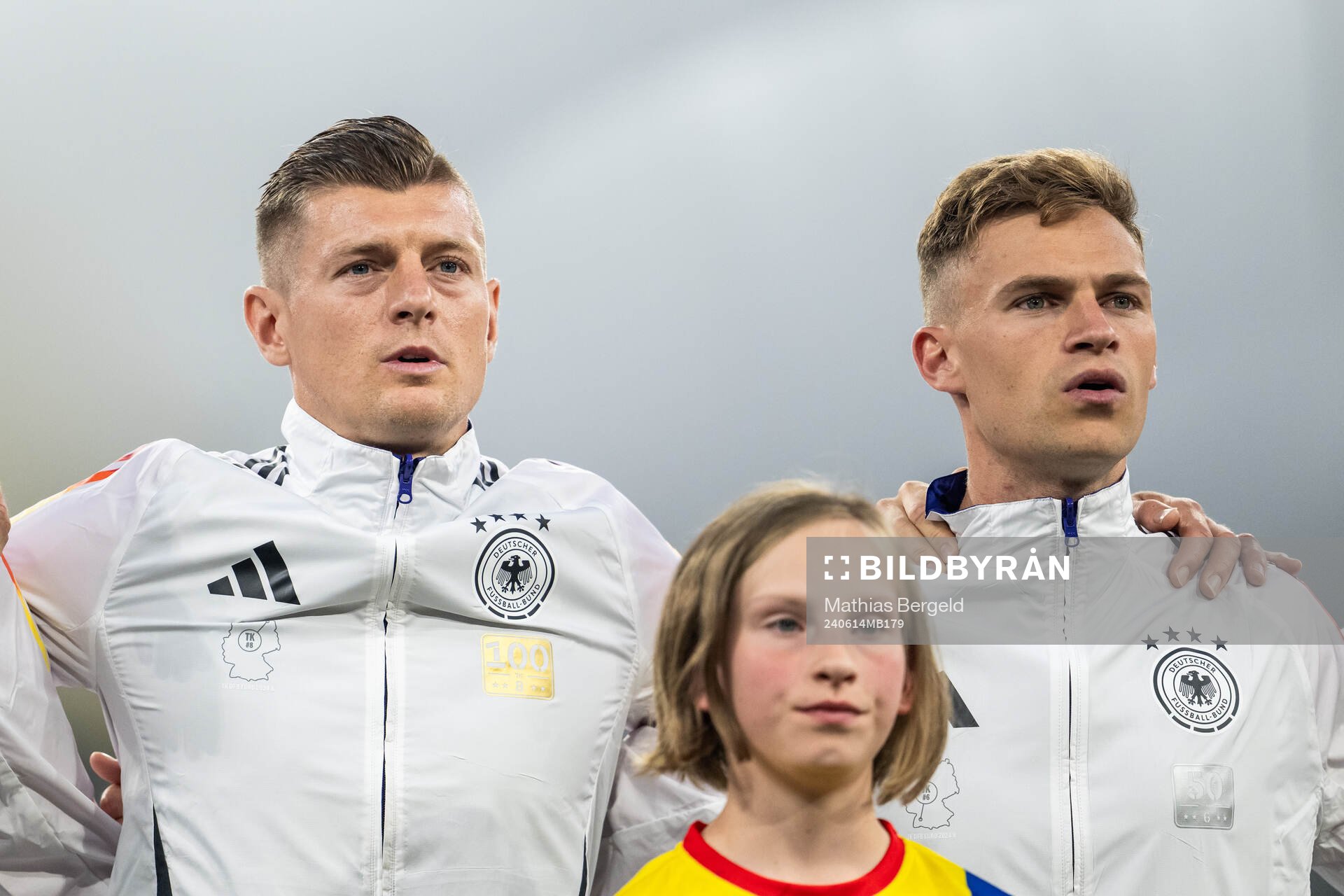 Toni Kroos and Joshua Kimmich of Germany