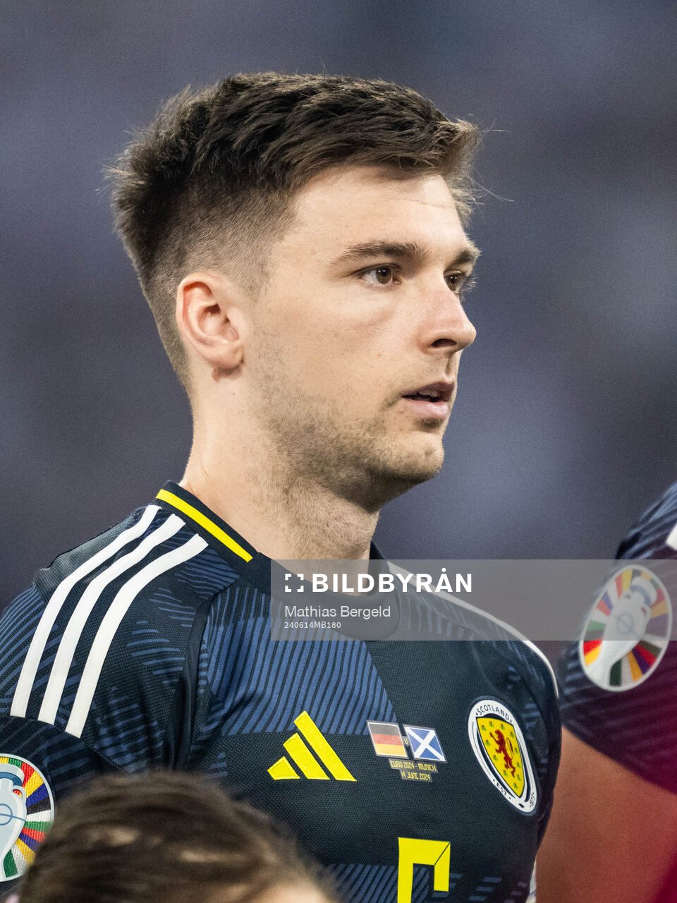 Kieran Tierney of Scotland