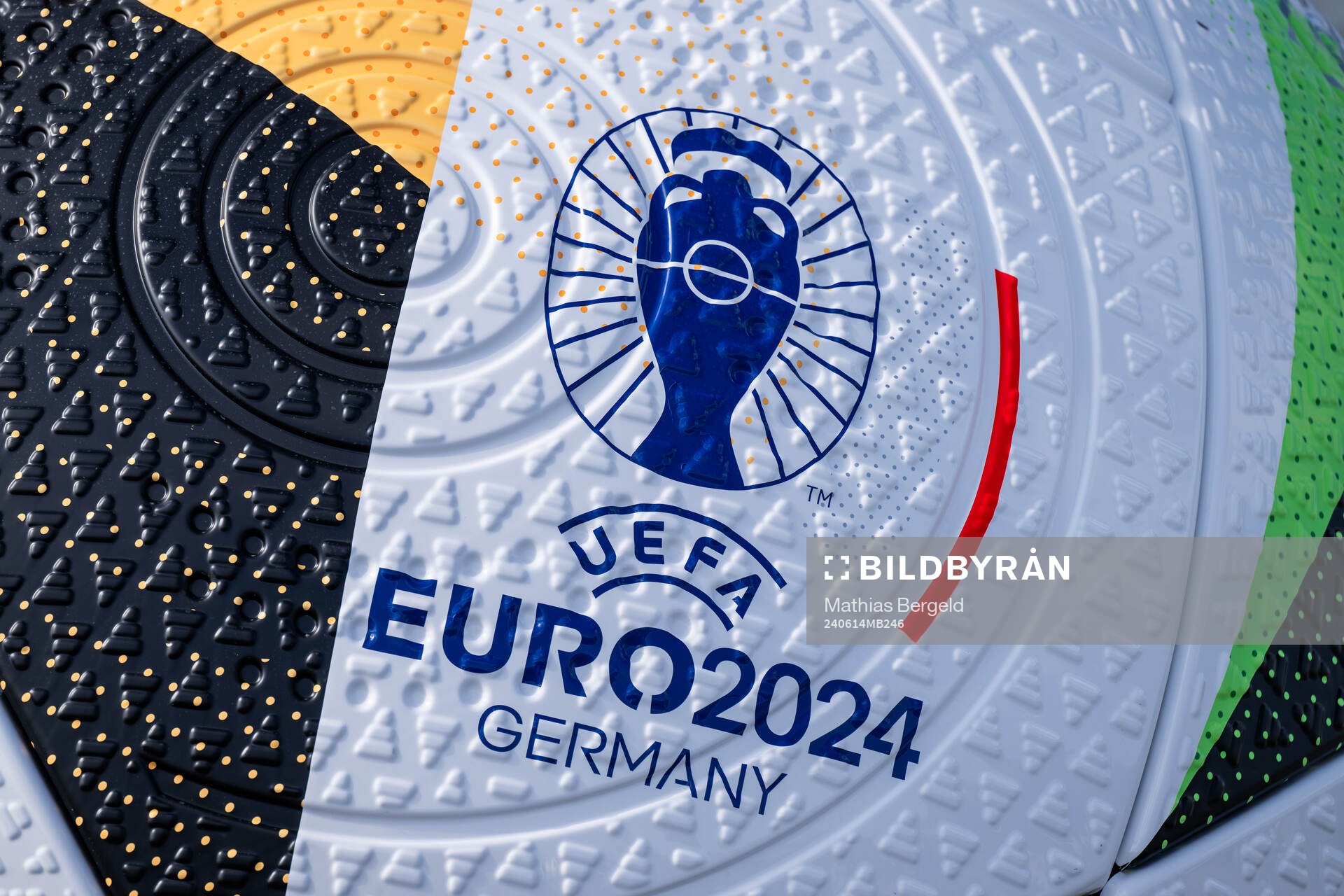 The logo of the tournament is seen