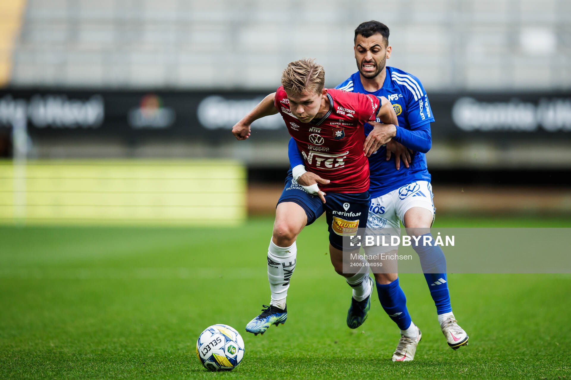 Örgrytes Isak Dahlqvist och GIF Sundsvalls Marc Manchon