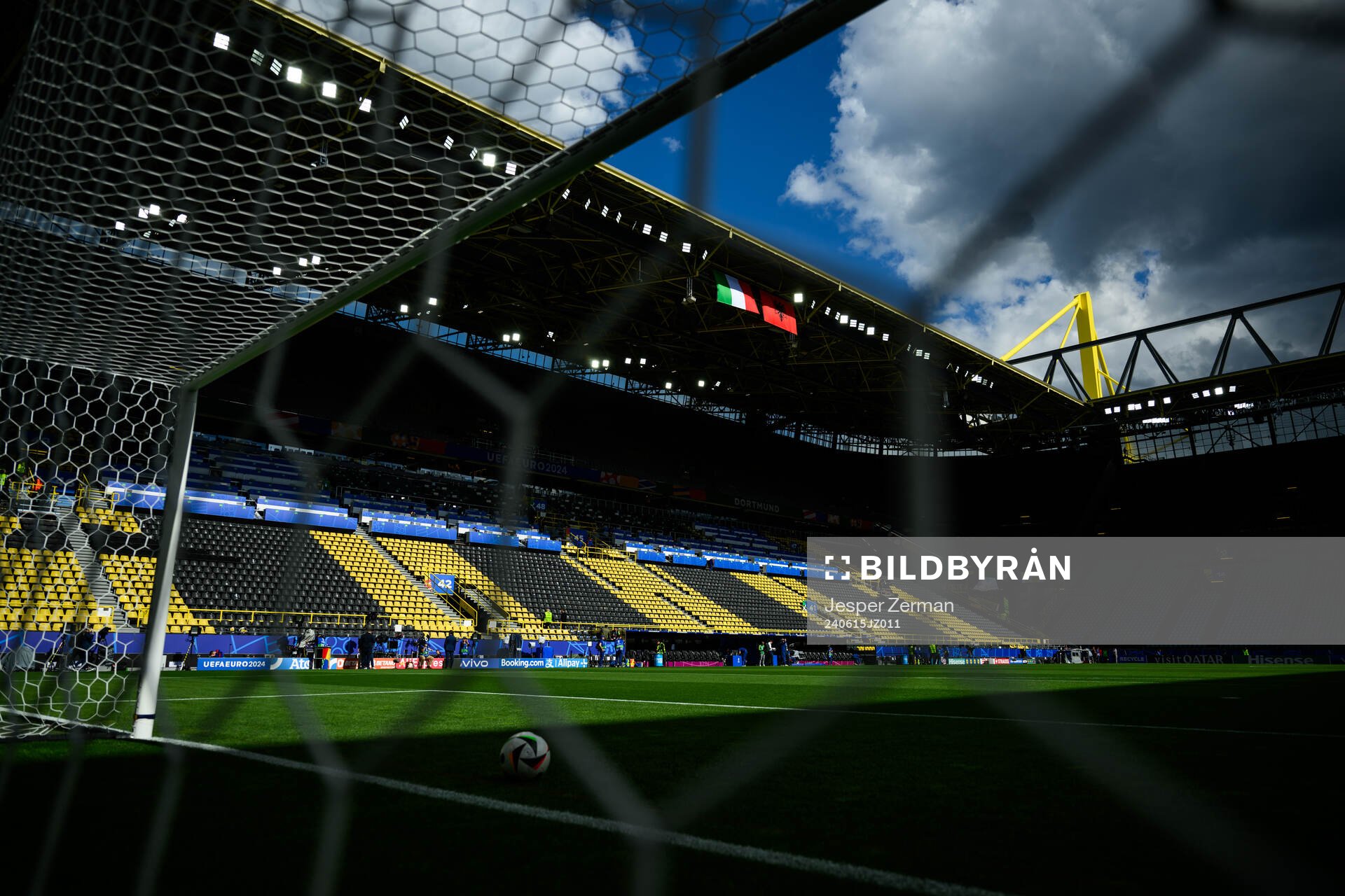 Interior view of BVB Stadion Dortmund