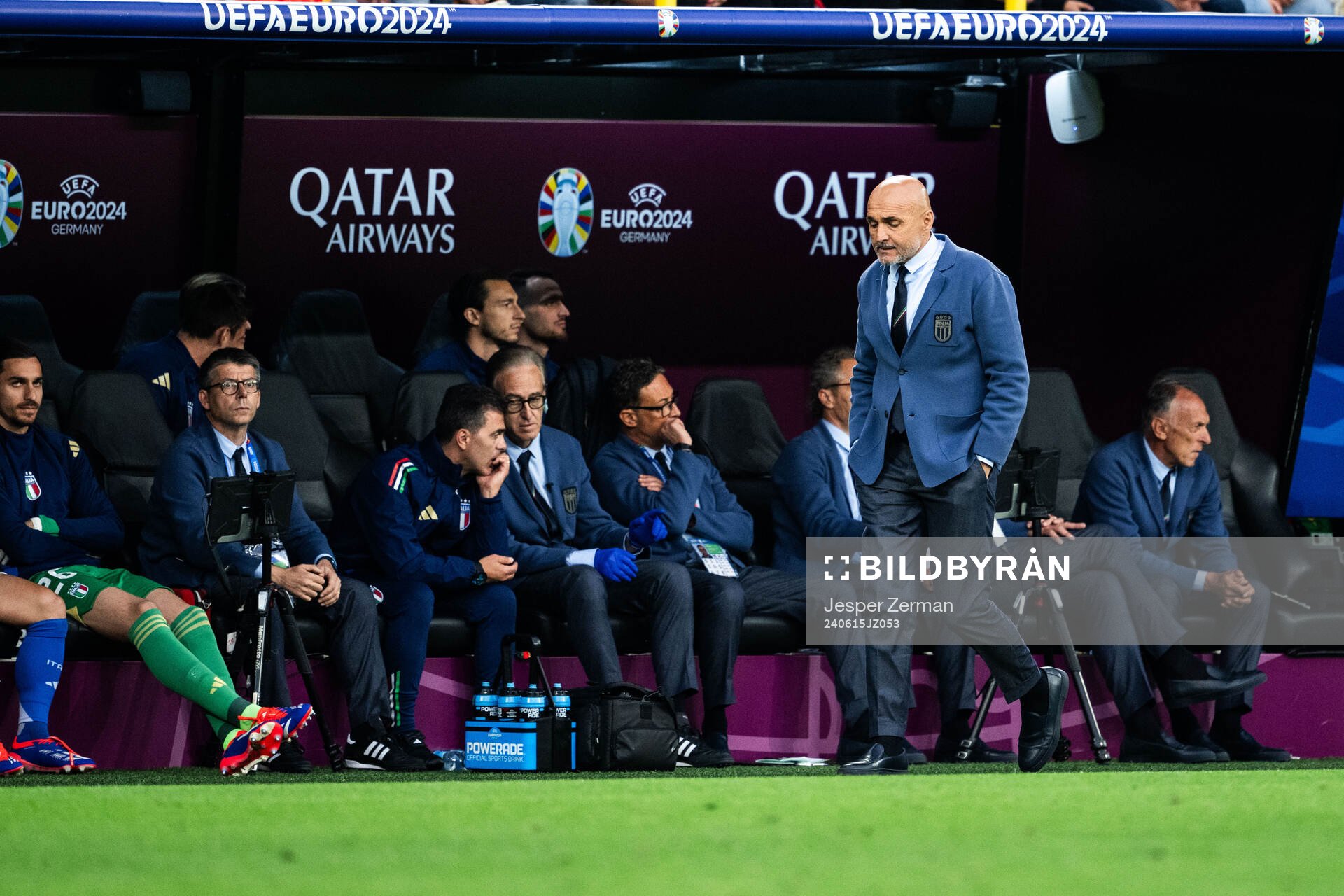 Head coach Luciano Spalletti of Italy during the UEFA Euro 2024 Football Championship match between Italy and Albania on June 15, 2024 in Dortmund. 