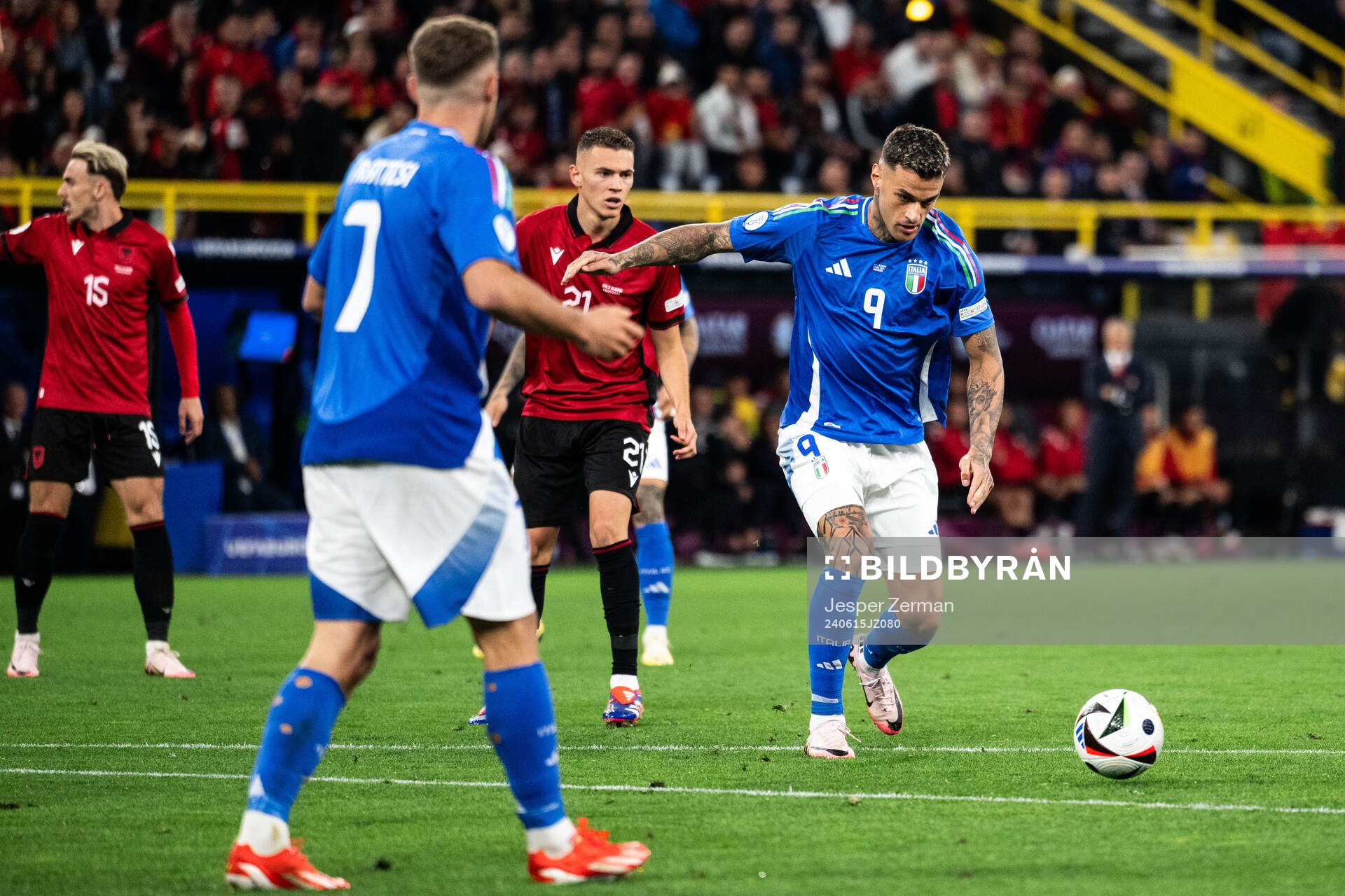 Gianluca Scamacca of Italy