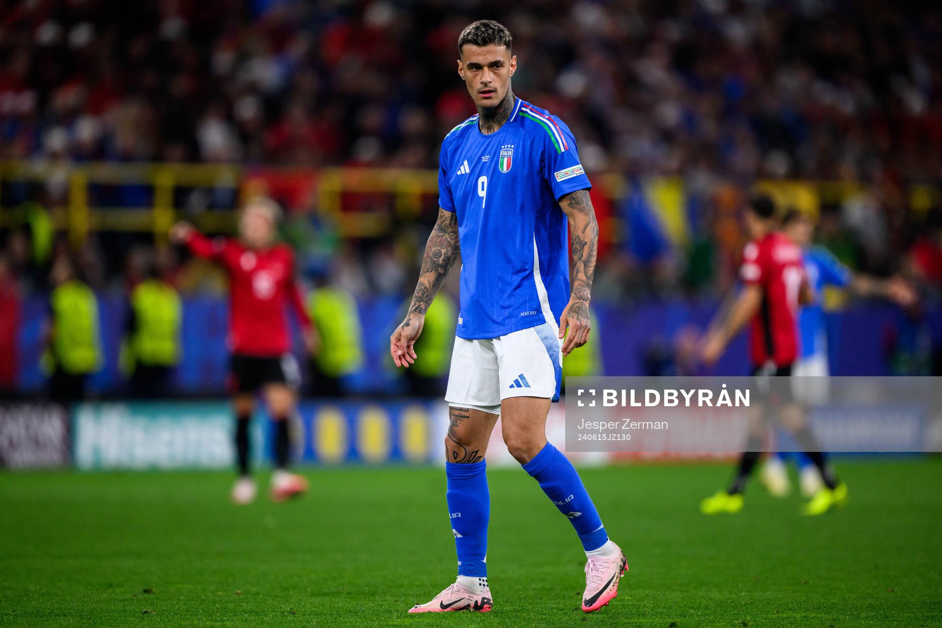 Gianluca Scamacca of Italy