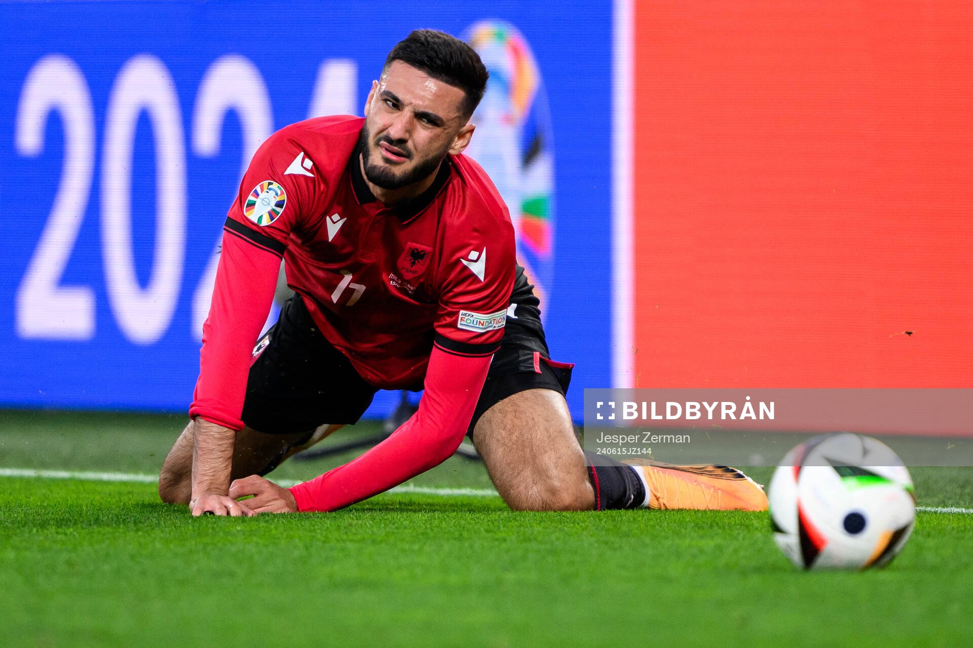 Armando Broja of Albania