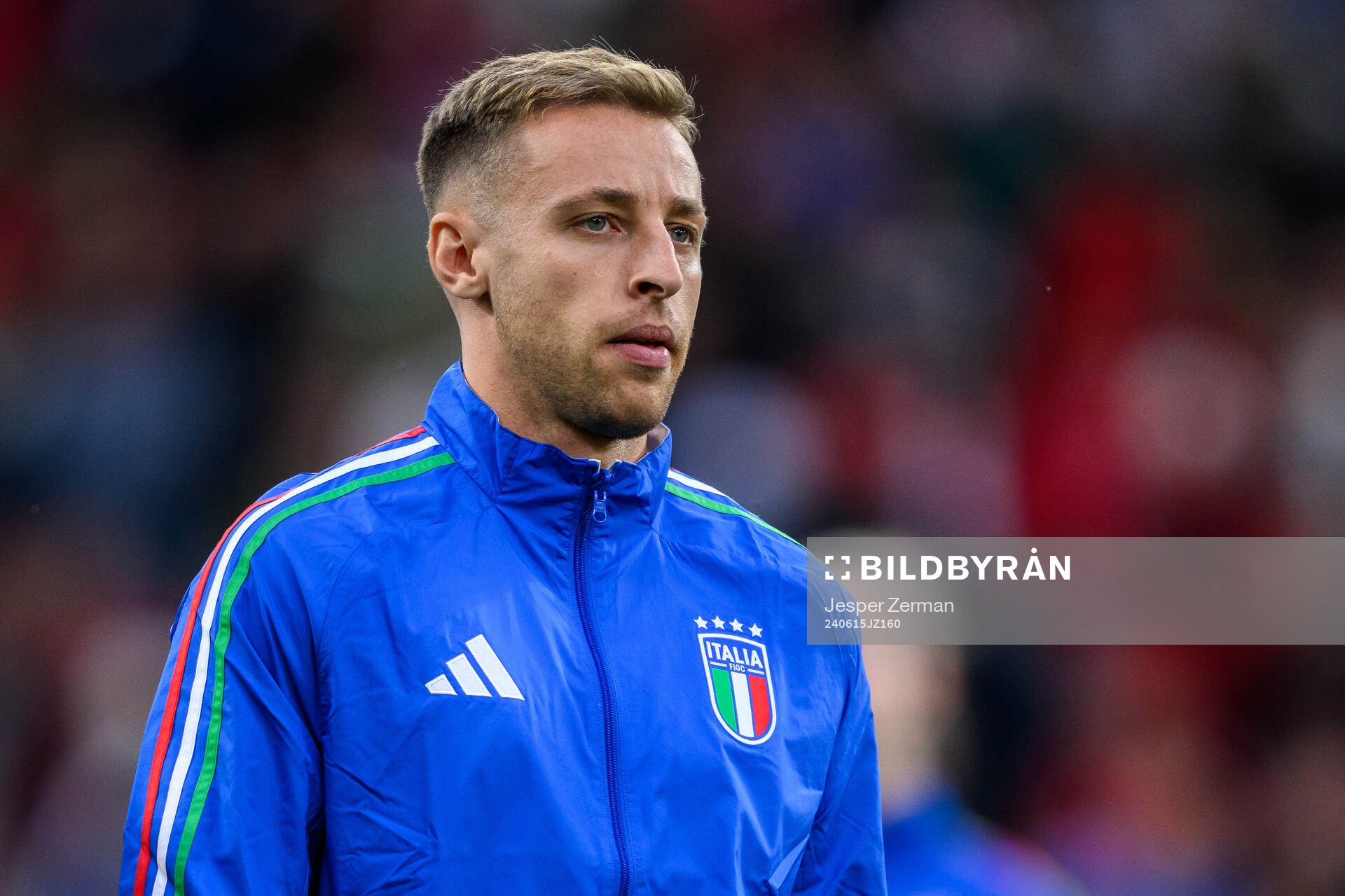 Davide Frattesi of Italy ahead of the UEFA Euro 2024 Football Championship match between Italy and Albania on June 15, 2024 in Dortmund.