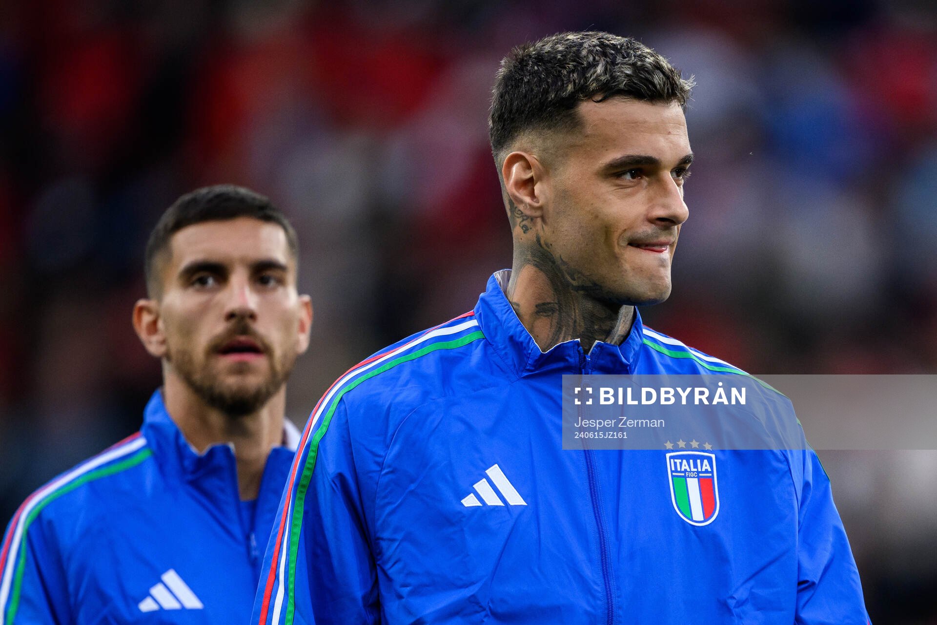 Gianluca Scamacca of Italy