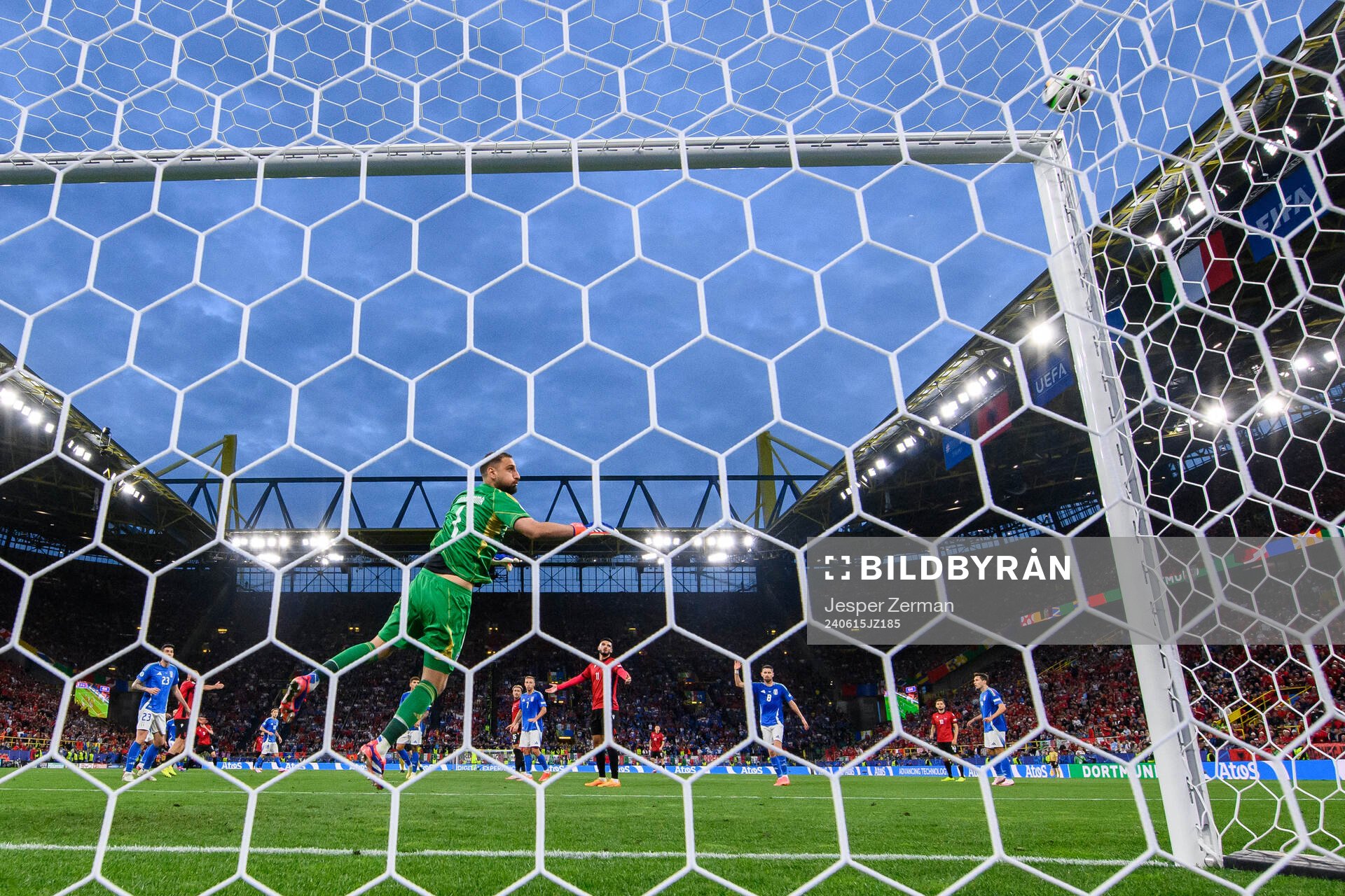 goalkeeper Gianluigi Donnarumma of Italy